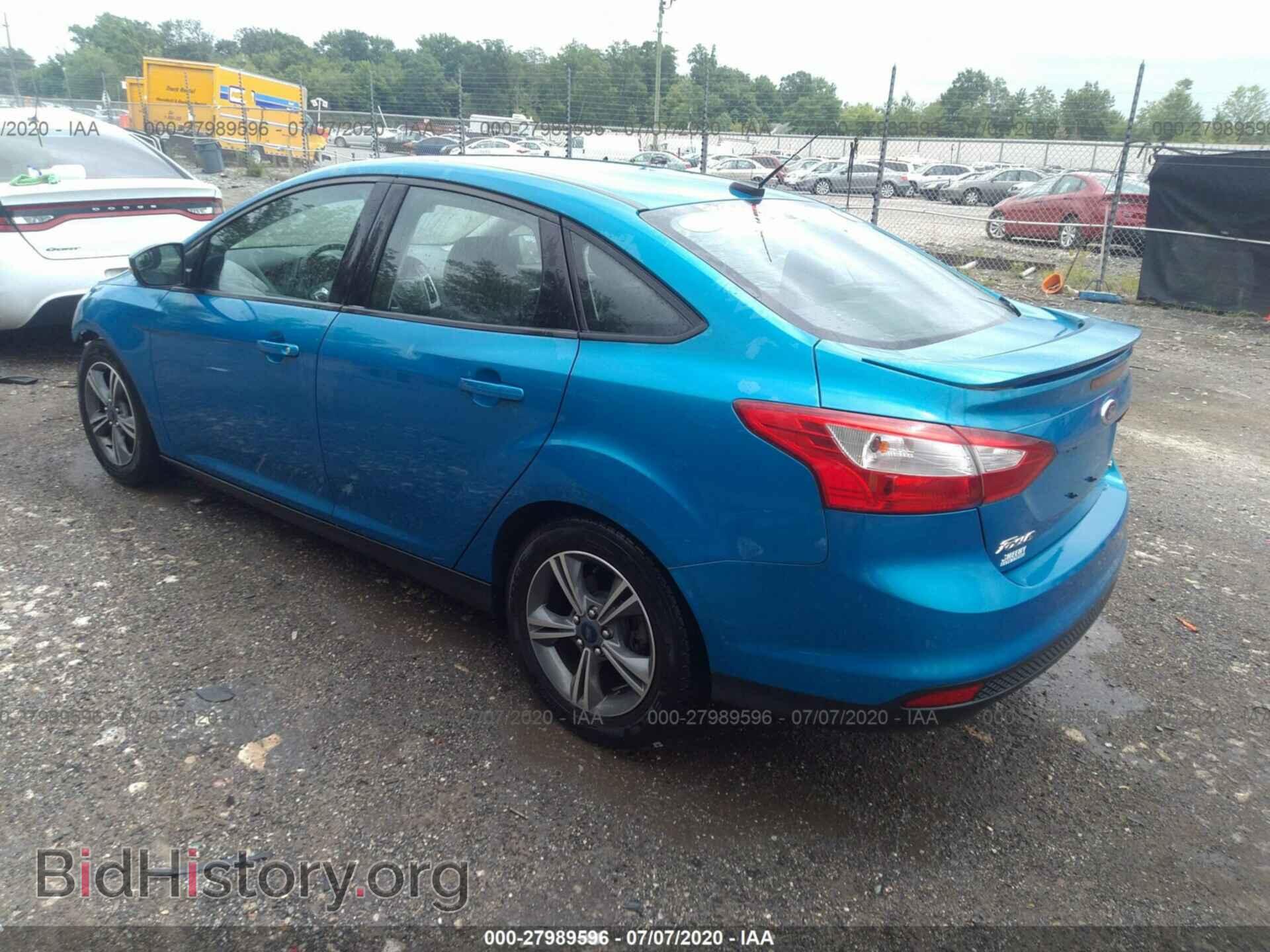 2014 FORD FOCUS - VIN: 1FADP3F28EL274971 - Фото 3