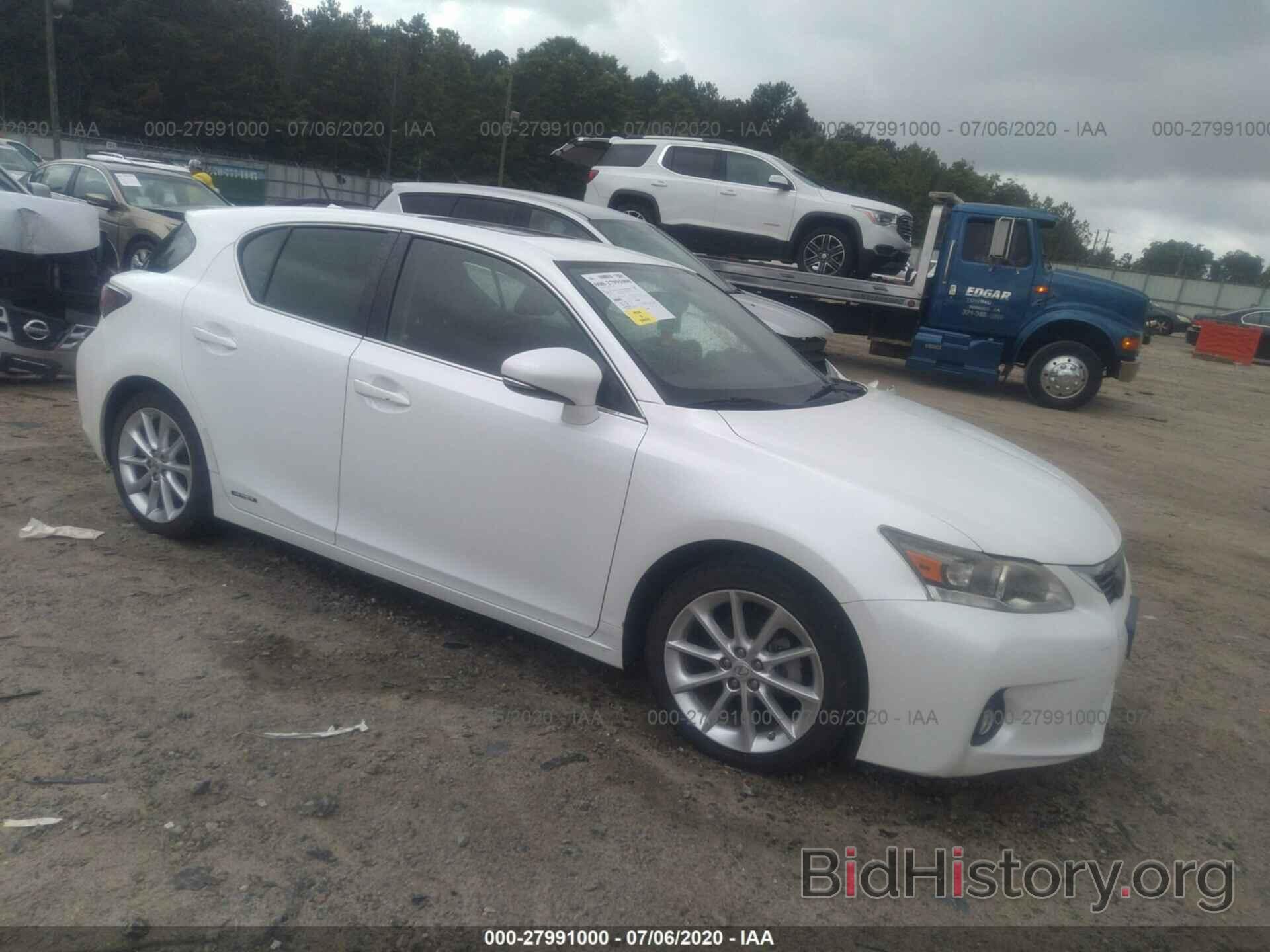 Фотография JTHKD5BHXB2028276 - LEXUS CT 200H 2011