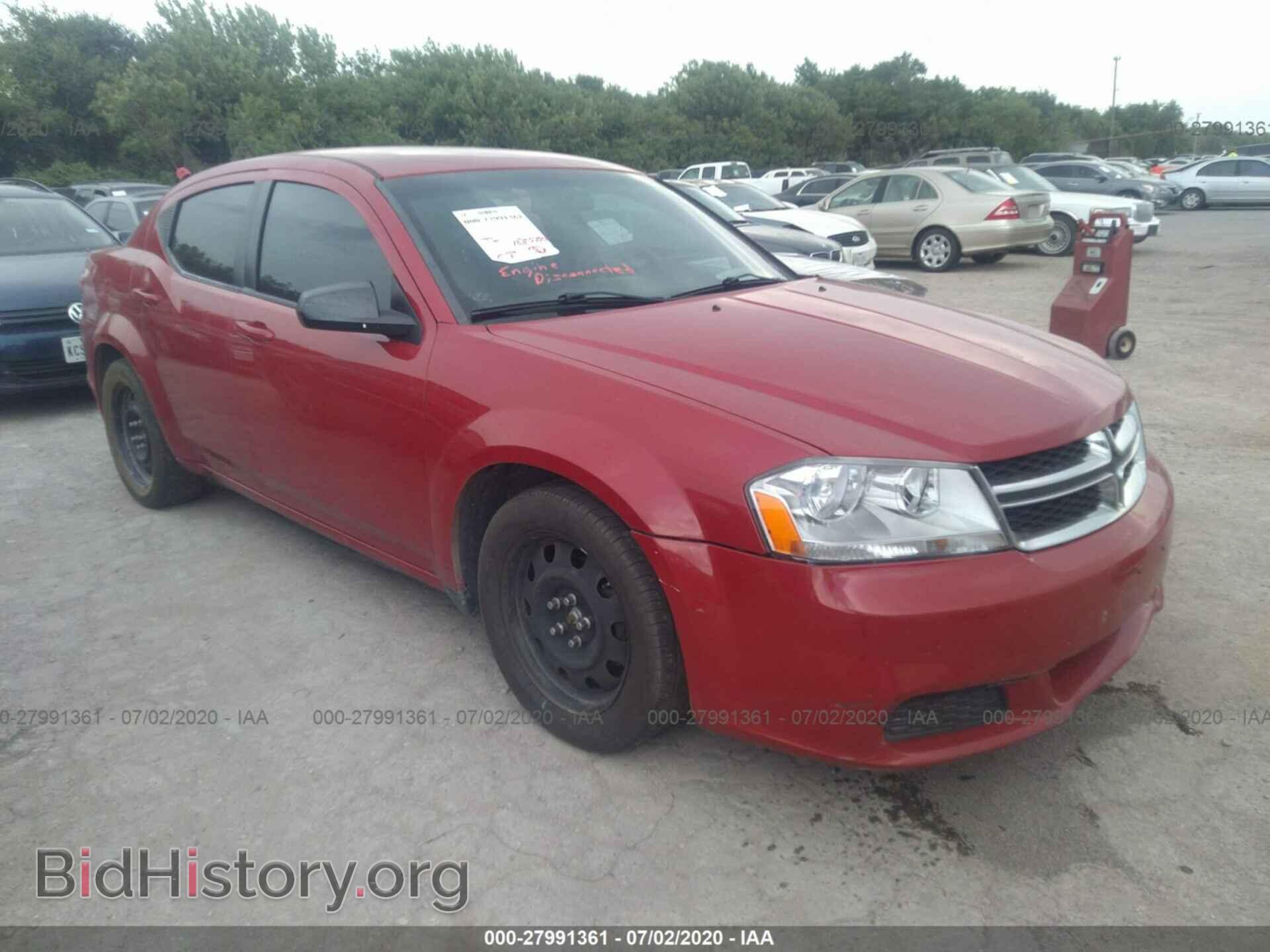 Фотография 1B3BD4FB0BN534040 - DODGE AVENGER 2011
