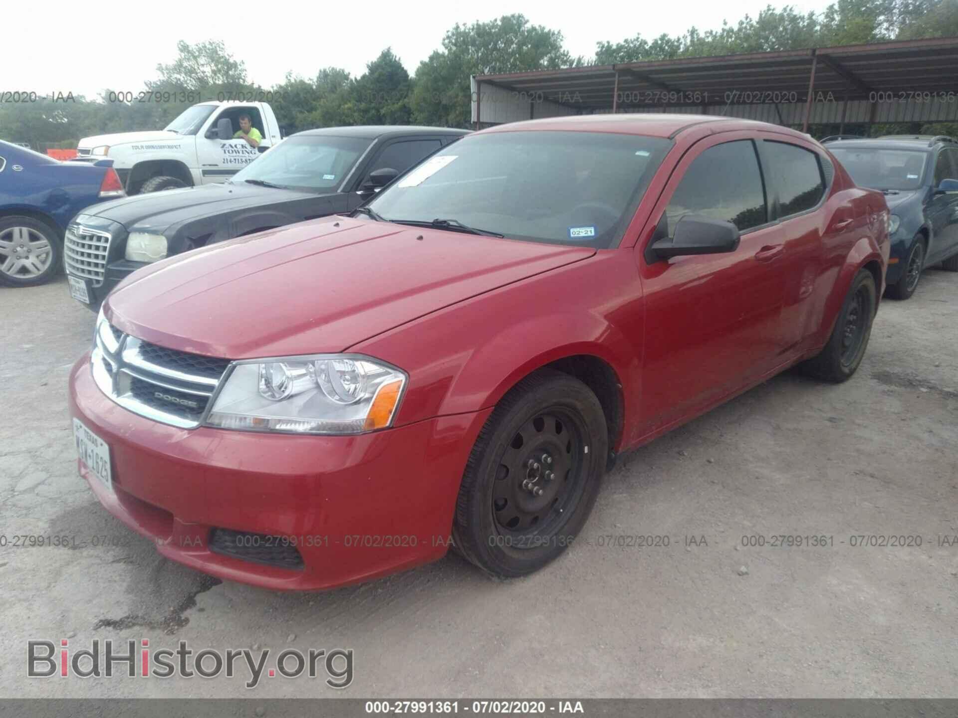 2011 DODGE AVENGER - VIN: 1B3BD4FB0BN534040 - Фото 2