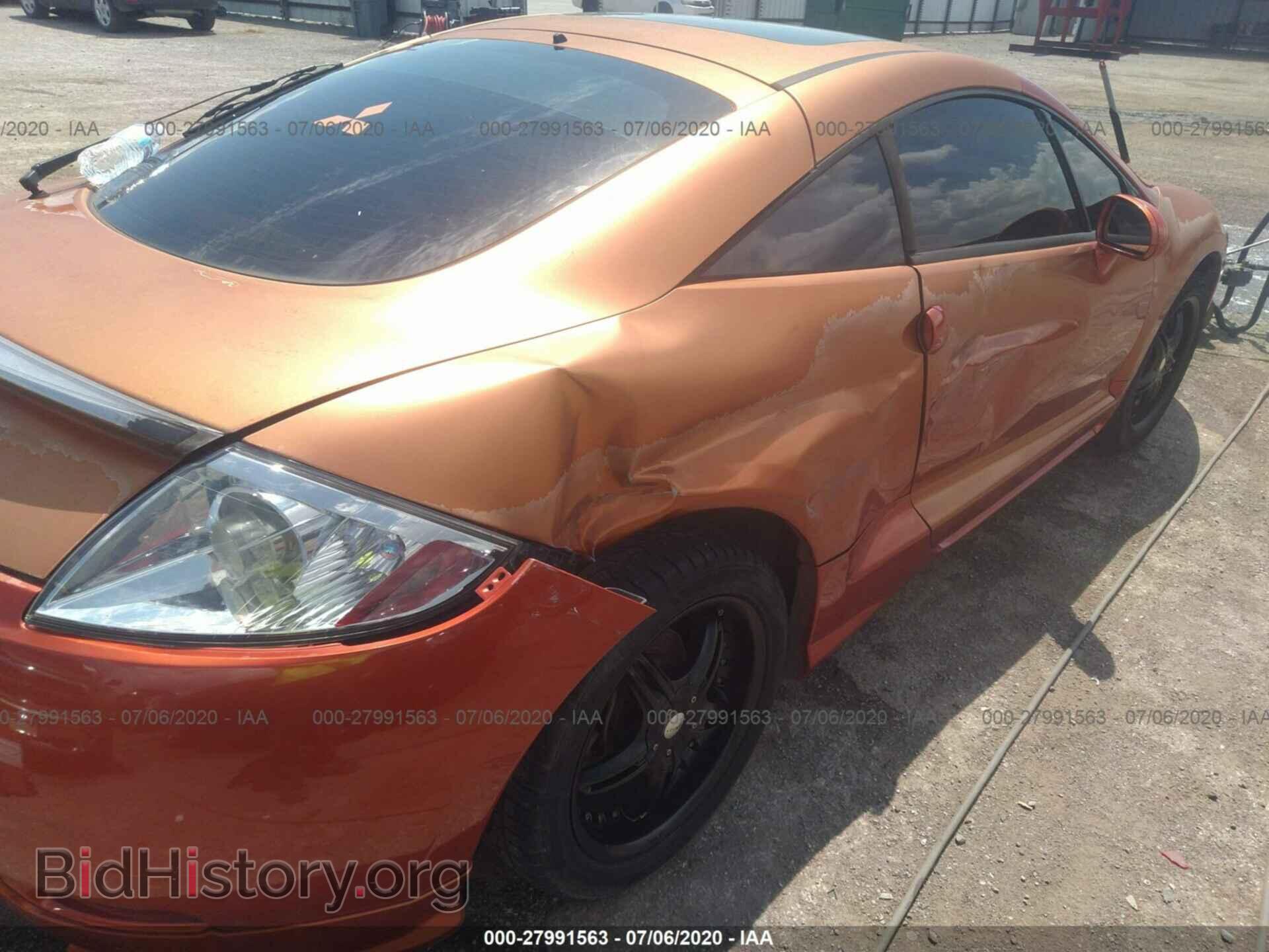 2006 MITSUBISHI ECLIPSE - VIN: 4A3AK44TX6E034272 - Фото 6