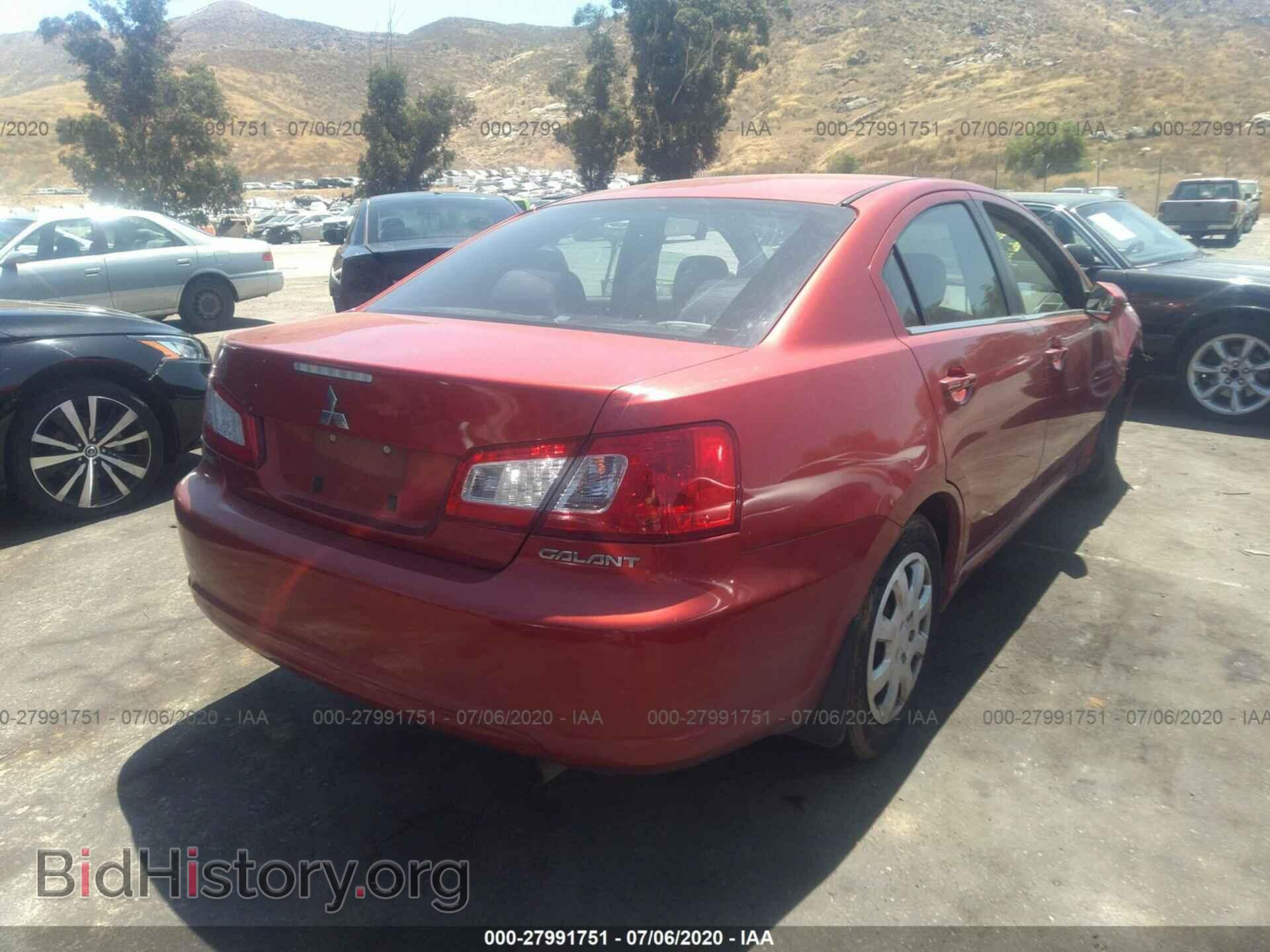 2012 MITSUBISHI GALANT - VIN: 4A32B3FF2CE024966 - Фото 4