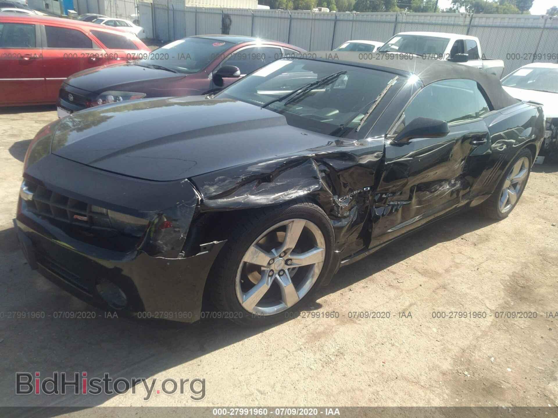 2011 CHEVROLET CAMARO - VIN: 2G1FC3DD5B9204455 - Фото 2