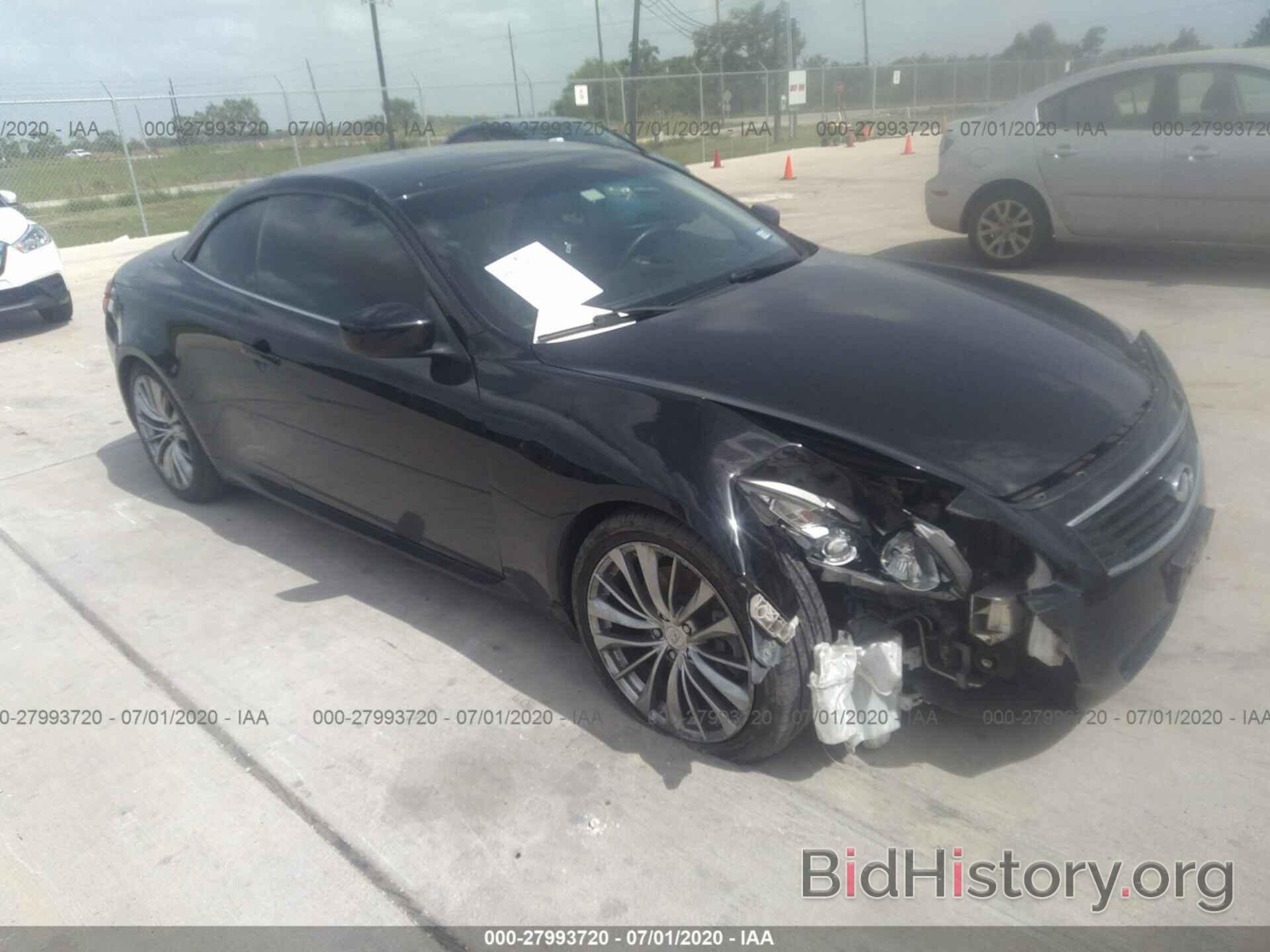 Photo JN1CV6FE6BM951452 - INFINITI G37 CONVERTIBLE 2011