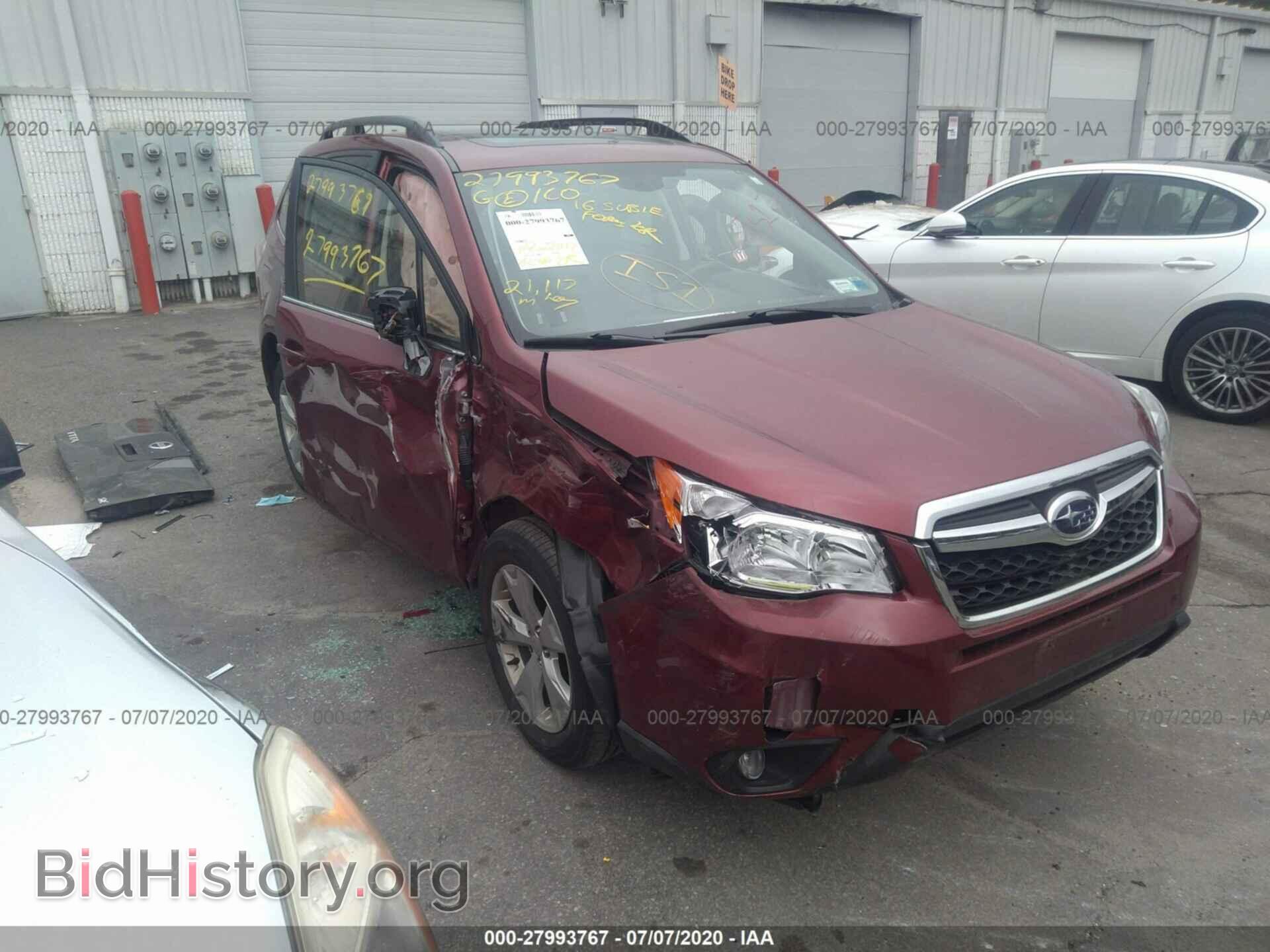 Фотография JF2SJARC4GH548394 - SUBARU FORESTER 2016