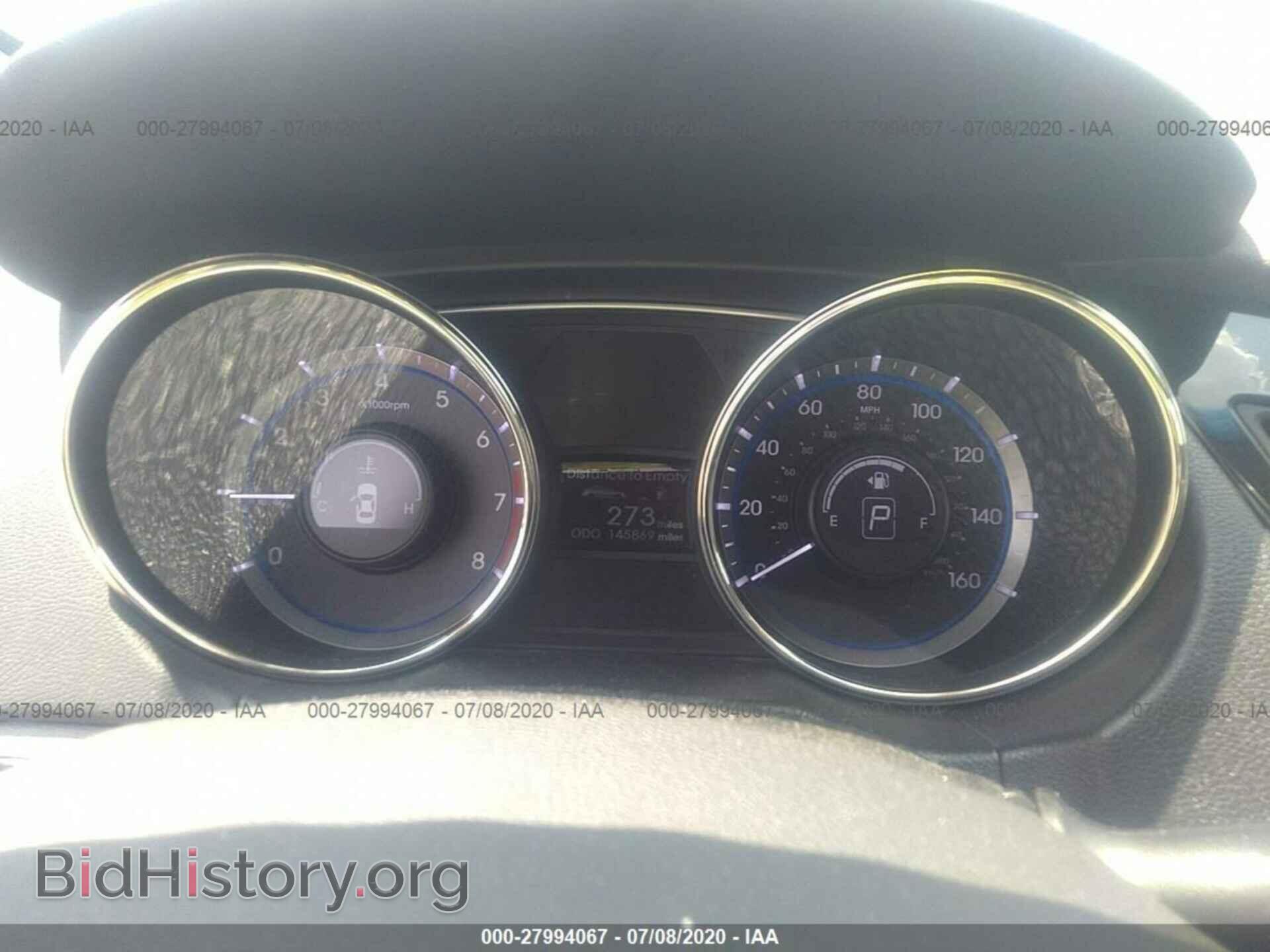 2012 HYUNDAI SONATA - VIN: 5NPEC4AC3CH327206 - Фото 7