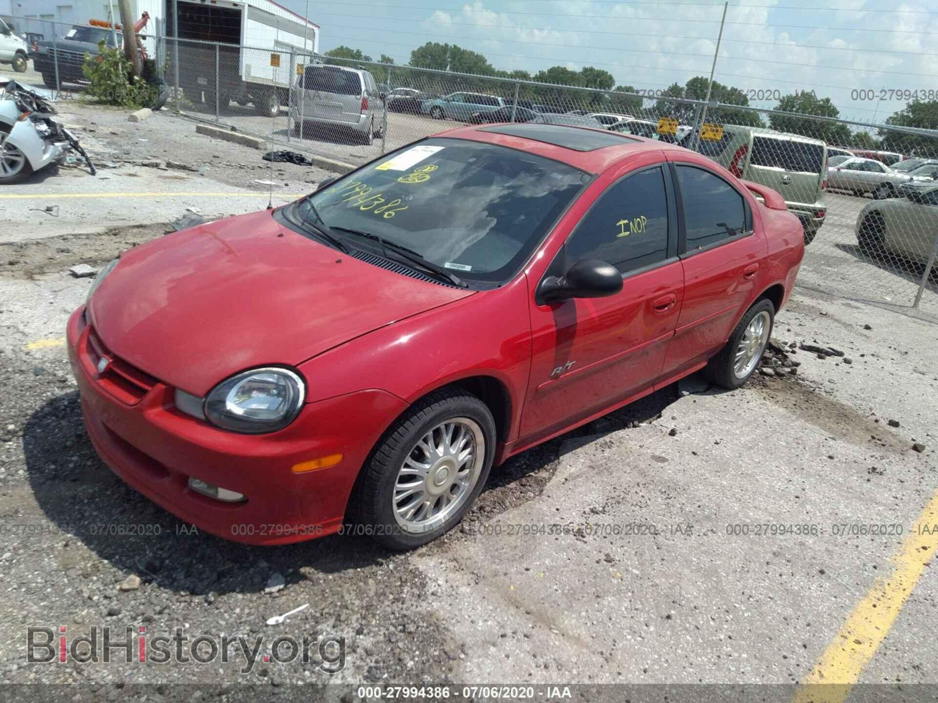2002 DODGE NEON - VIN: 1B3AS76F82D572532 - Фото 2