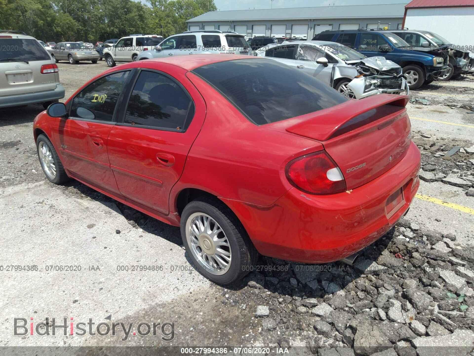 2002 DODGE NEON - VIN: 1B3AS76F82D572532 - Фото 3