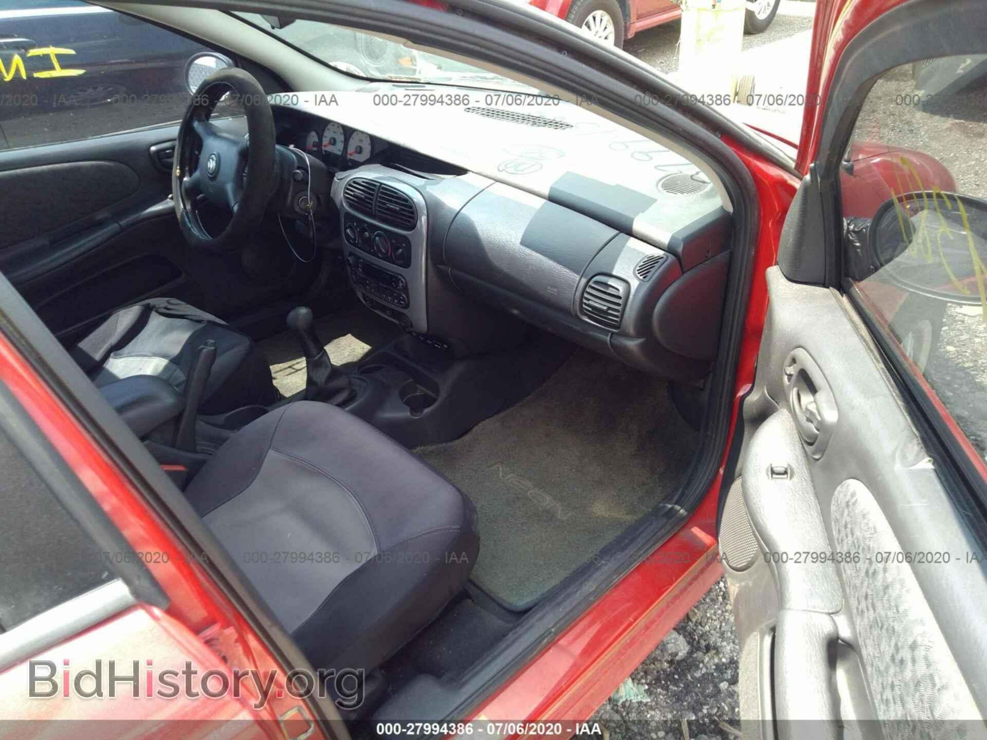 2002 DODGE NEON - VIN: 1B3AS76F82D572532 - Фото 5