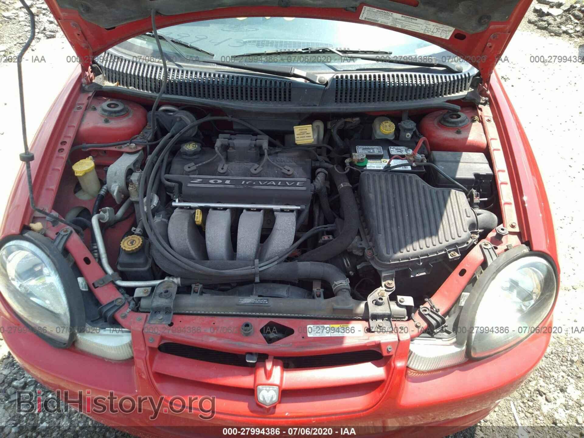 2002 DODGE NEON - VIN: 1B3AS76F82D572532 - Фото 10