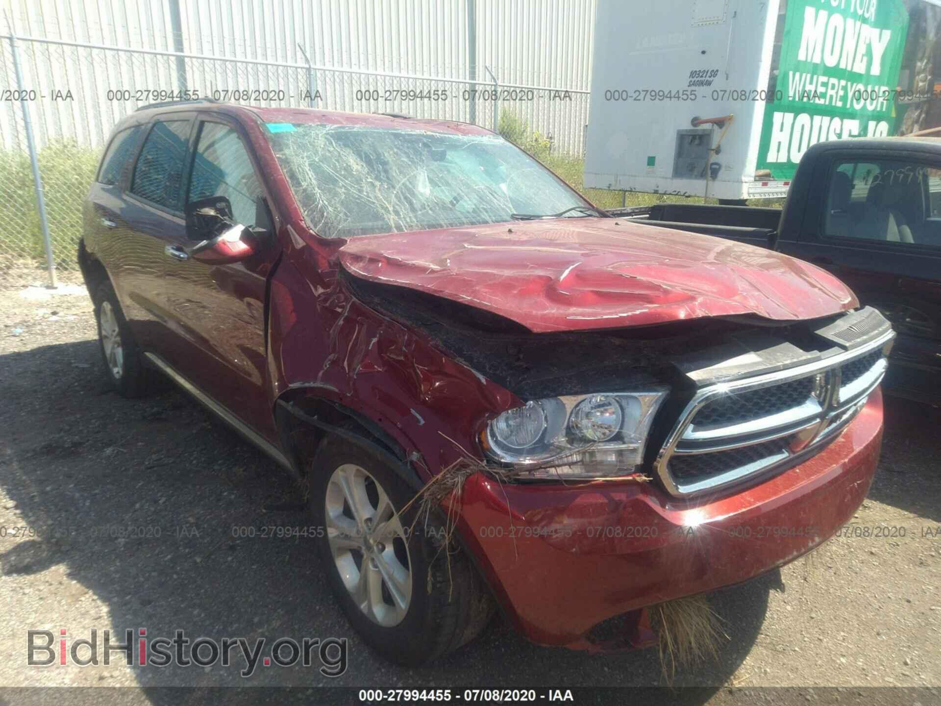Photo 1C4RDJDG2DC604792 - DODGE DURANGO 2013