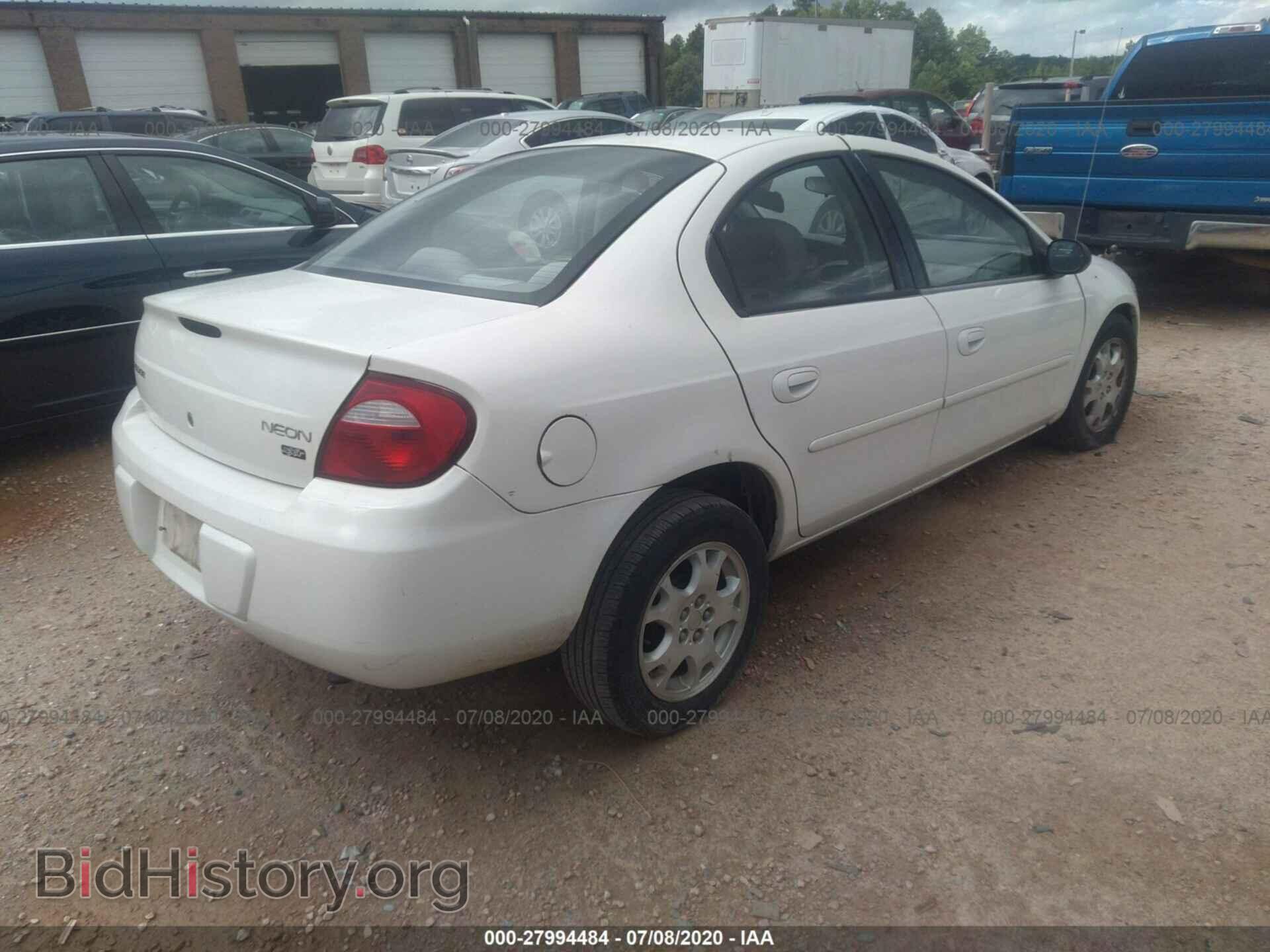 2005 DODGE NEON - VIN: 1B3ES56C35D129558 - Фото 4