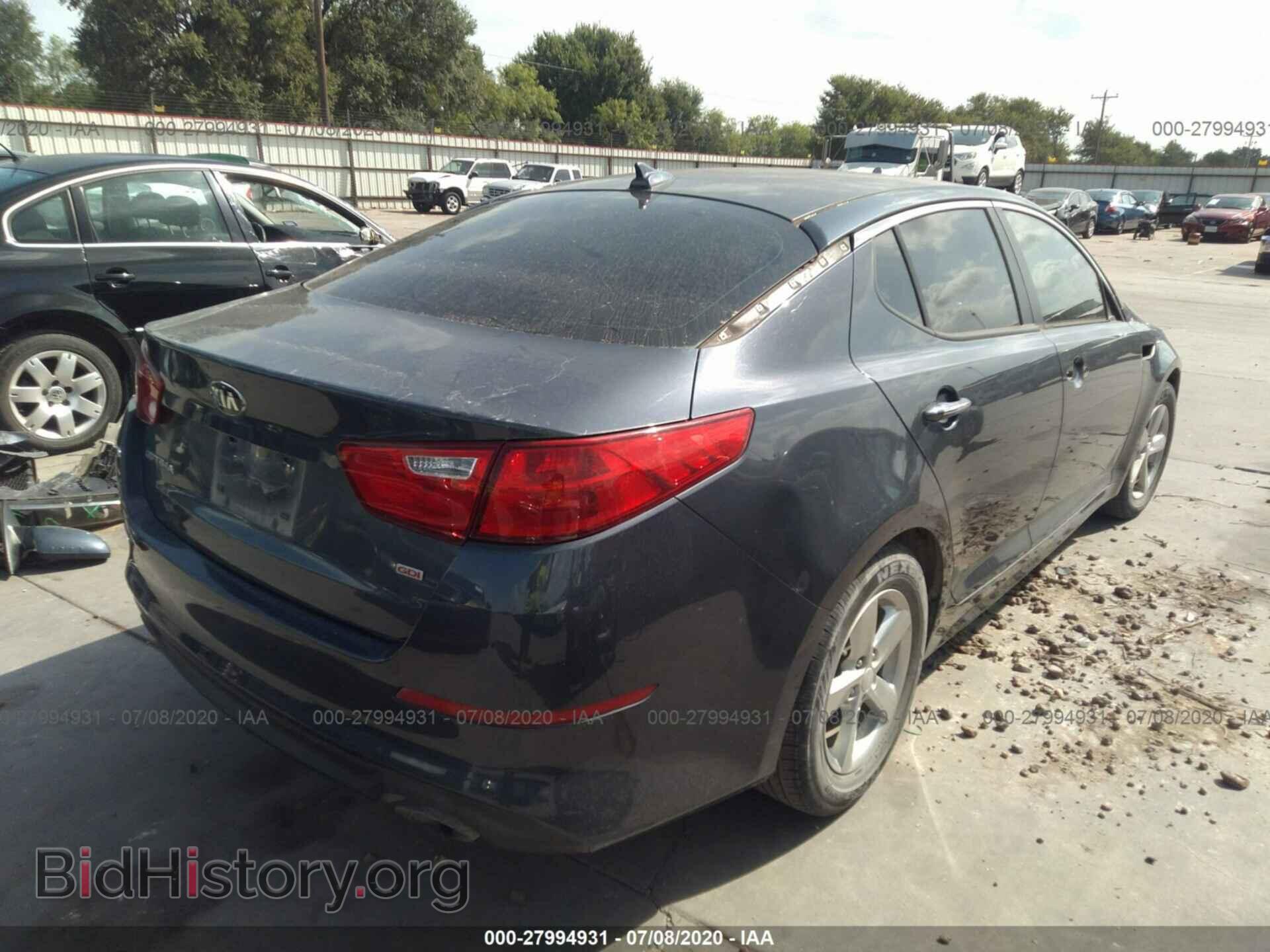 2015 KIA OPTIMA - VIN: KNAGM4A74F5567536 - Photo 4