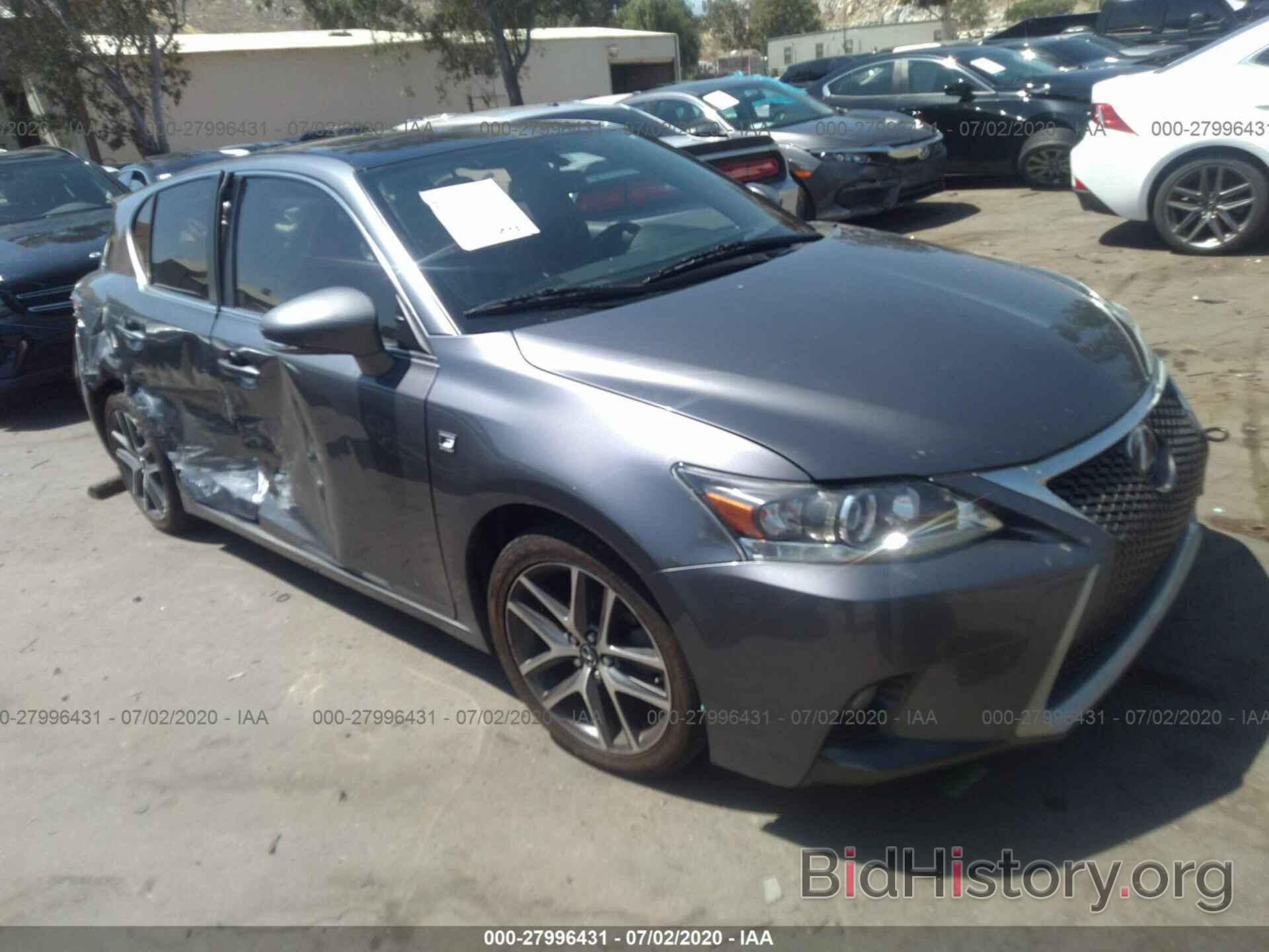 Фотография JTHKD5BH9F2248899 - LEXUS CT 200H 2015