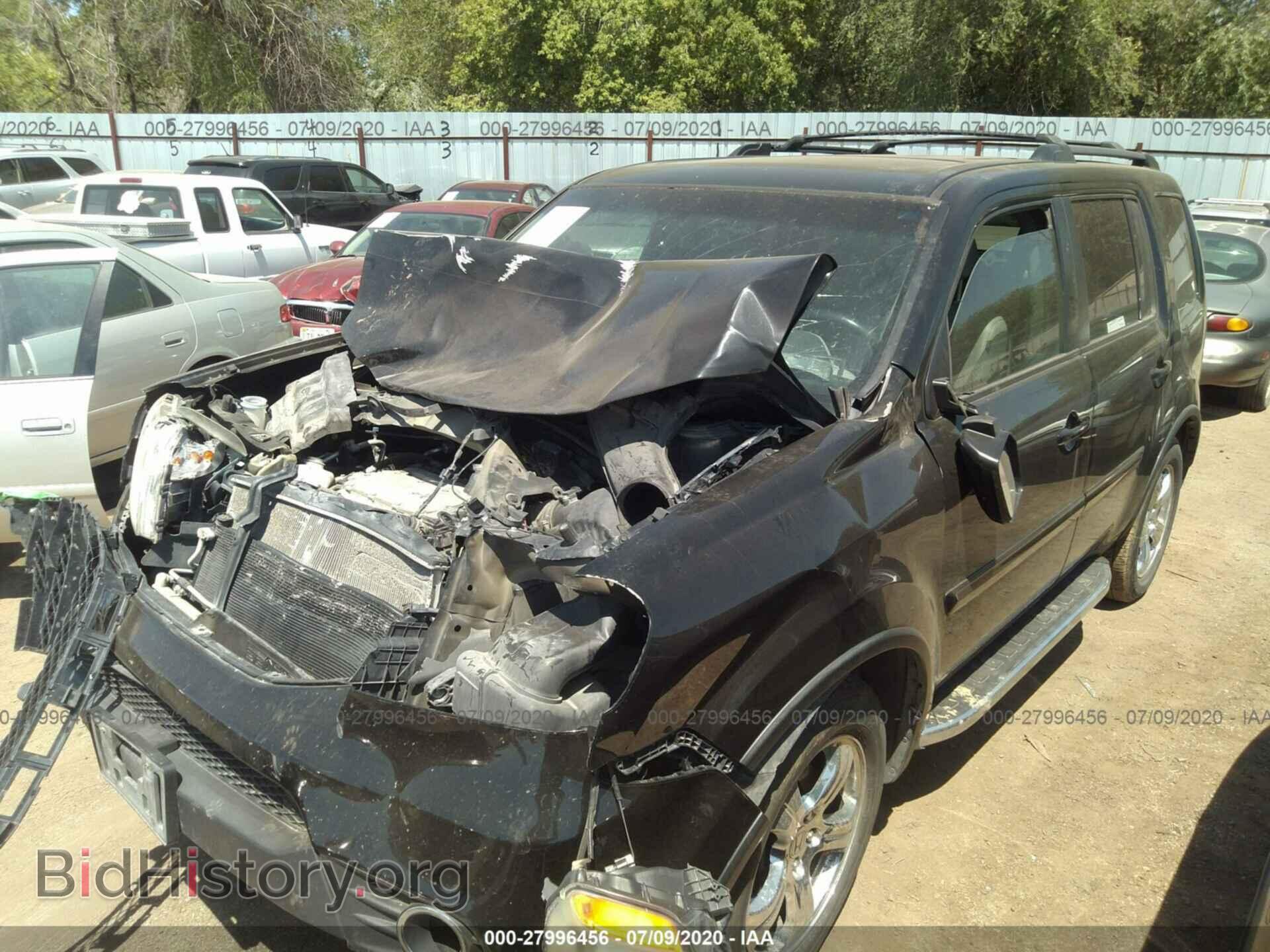 2013 HONDA PILOT - VIN: 5FNYF4H54DB074800 - Фото 2