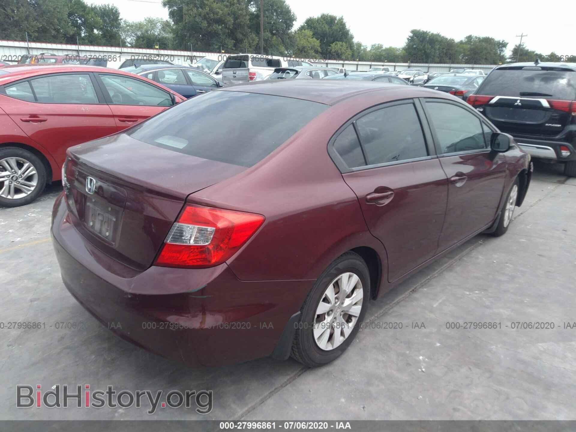 2012 HONDA CIVIC - VIN: 2HGFB2F52CH612883 - Photo 4