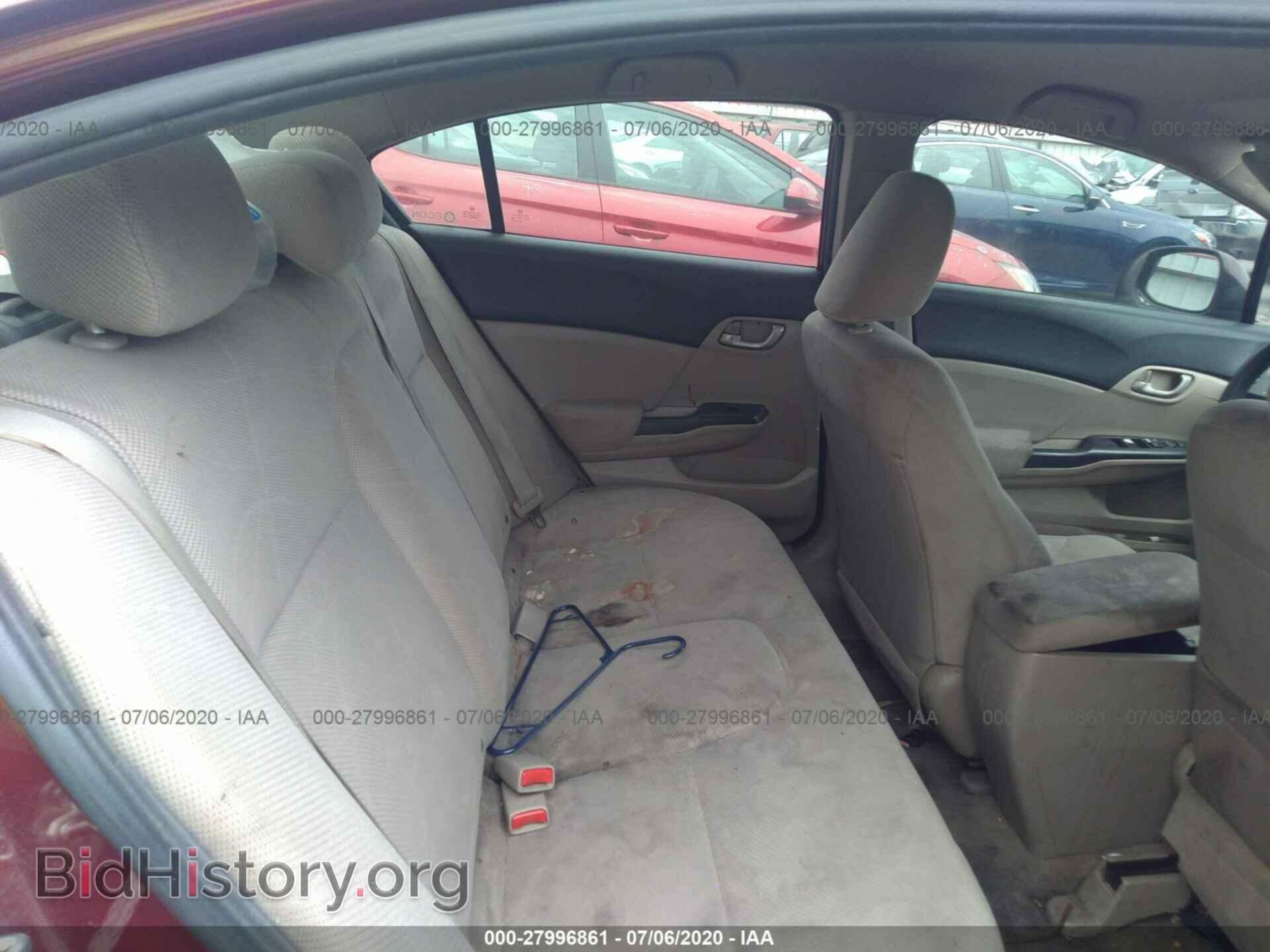 2012 HONDA CIVIC - VIN: 2HGFB2F52CH612883 - Photo 8