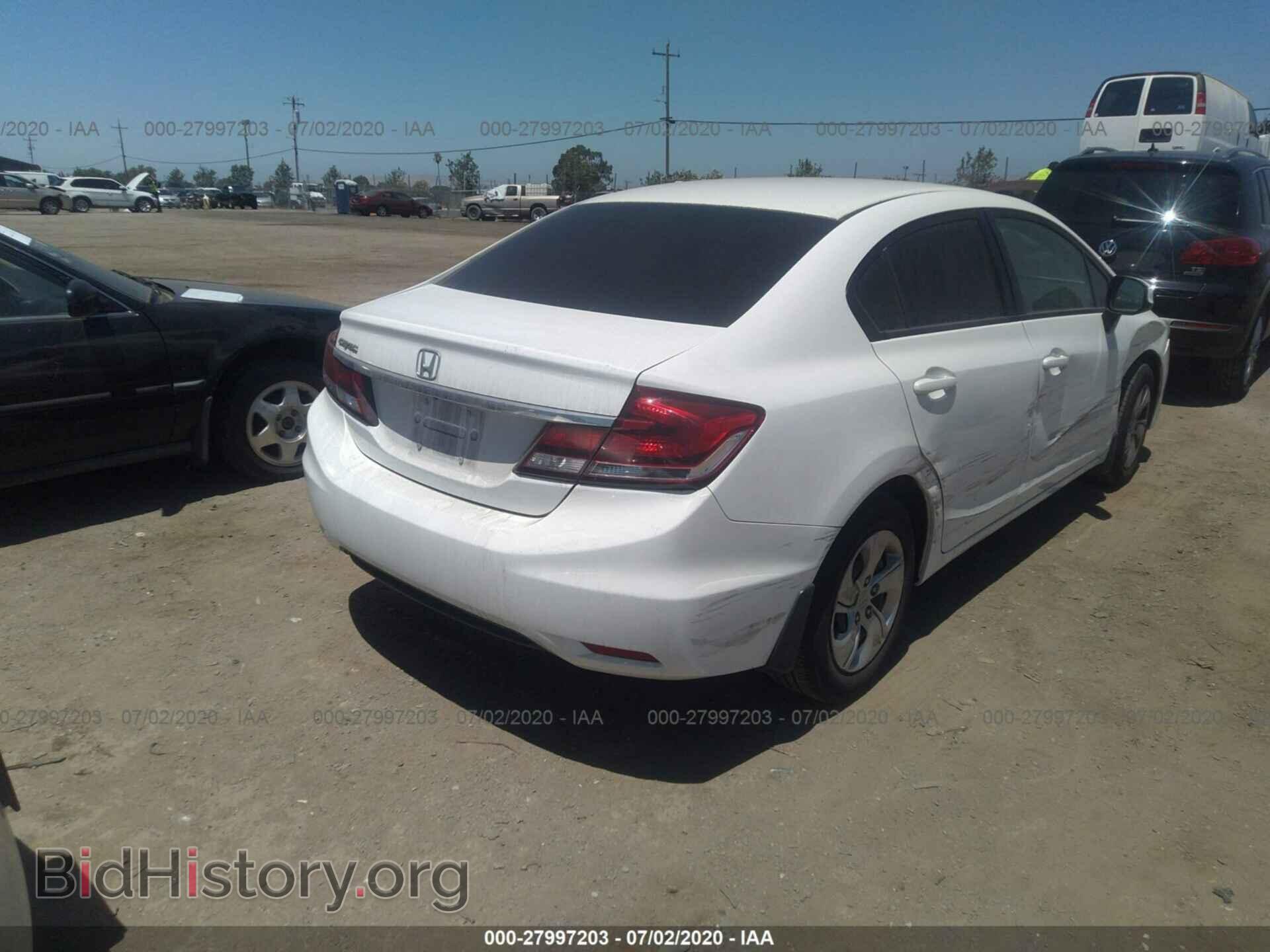 2013 HONDA CIVIC SDN - VIN: 19XFB2F52DE295246 - Фото 4