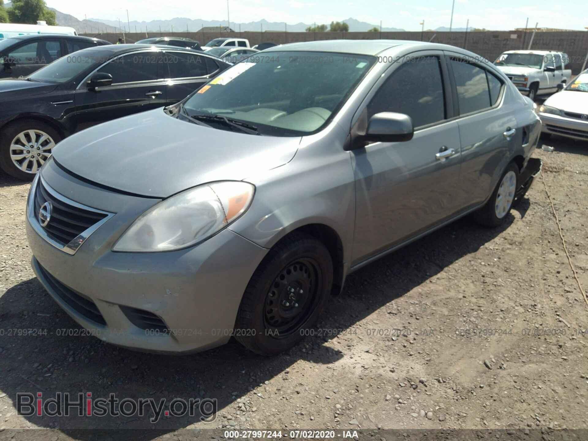 2012 NISSAN VERSA - VIN: 3N1CN7AP3CL945358 - Фото 2