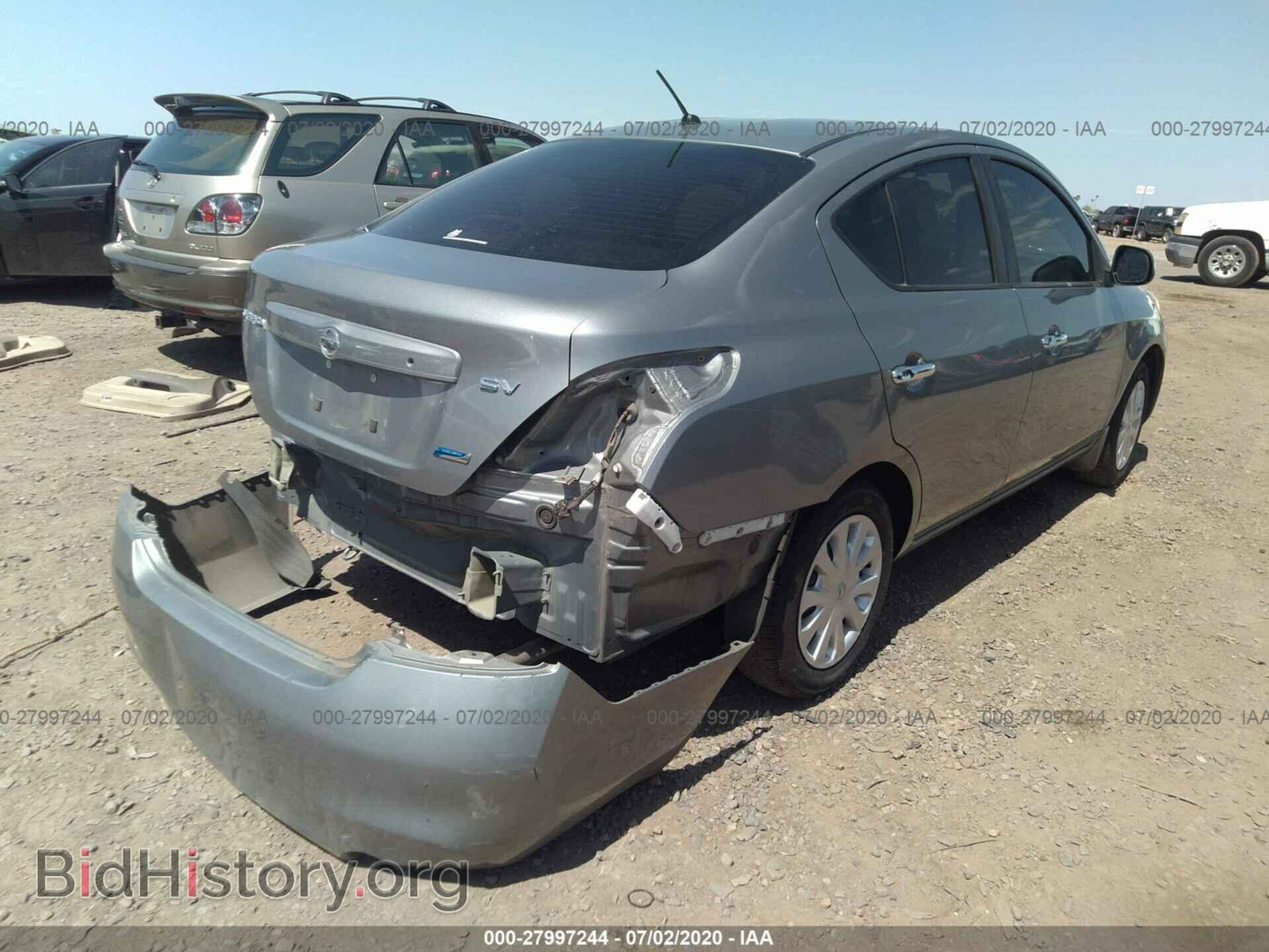 2012 NISSAN VERSA - VIN: 3N1CN7AP3CL945358 - Фото 4