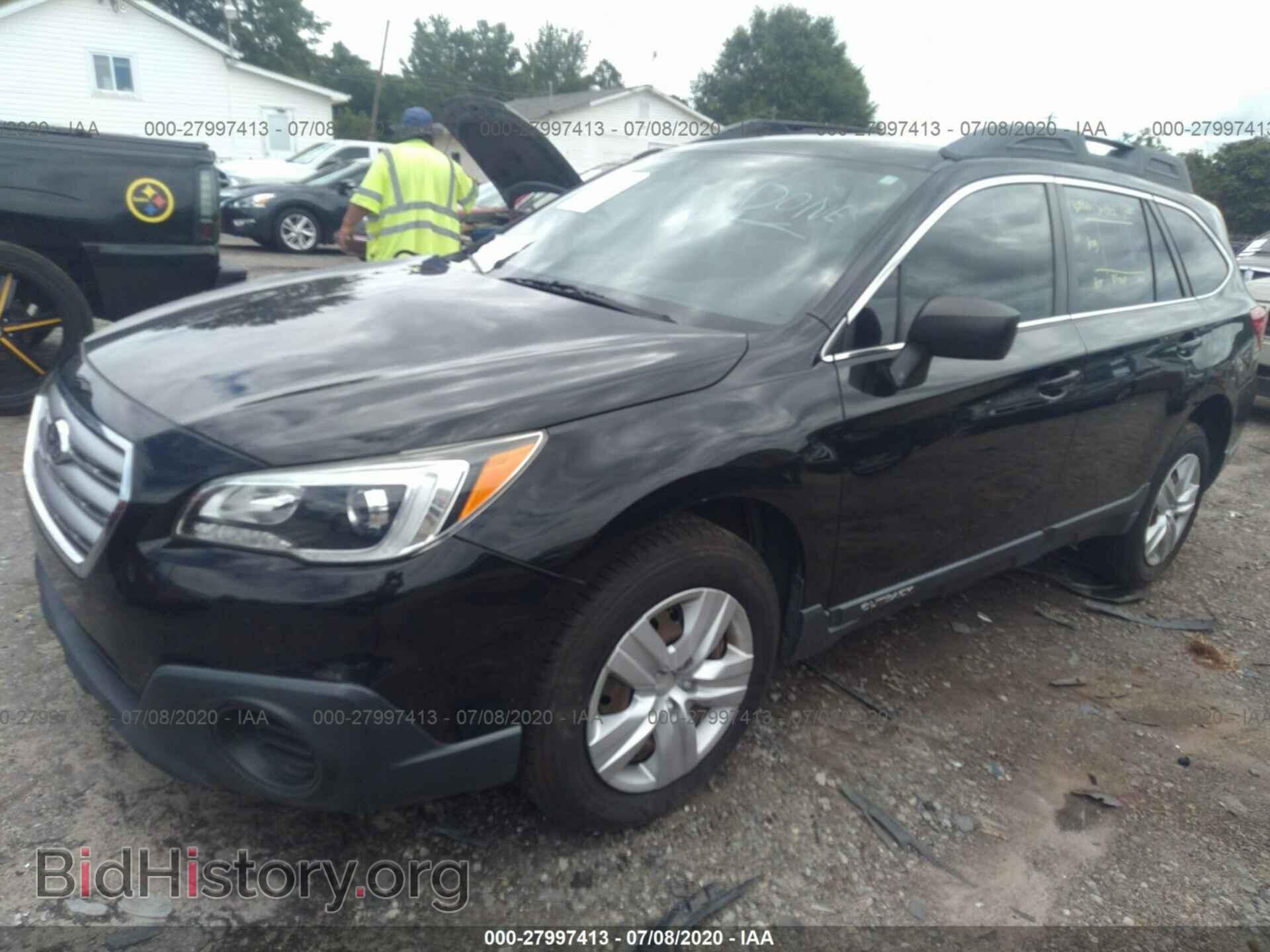 2016 SUBARU OUTBACK - VIN: 4S4BSBACXG3343877 - Фото 2