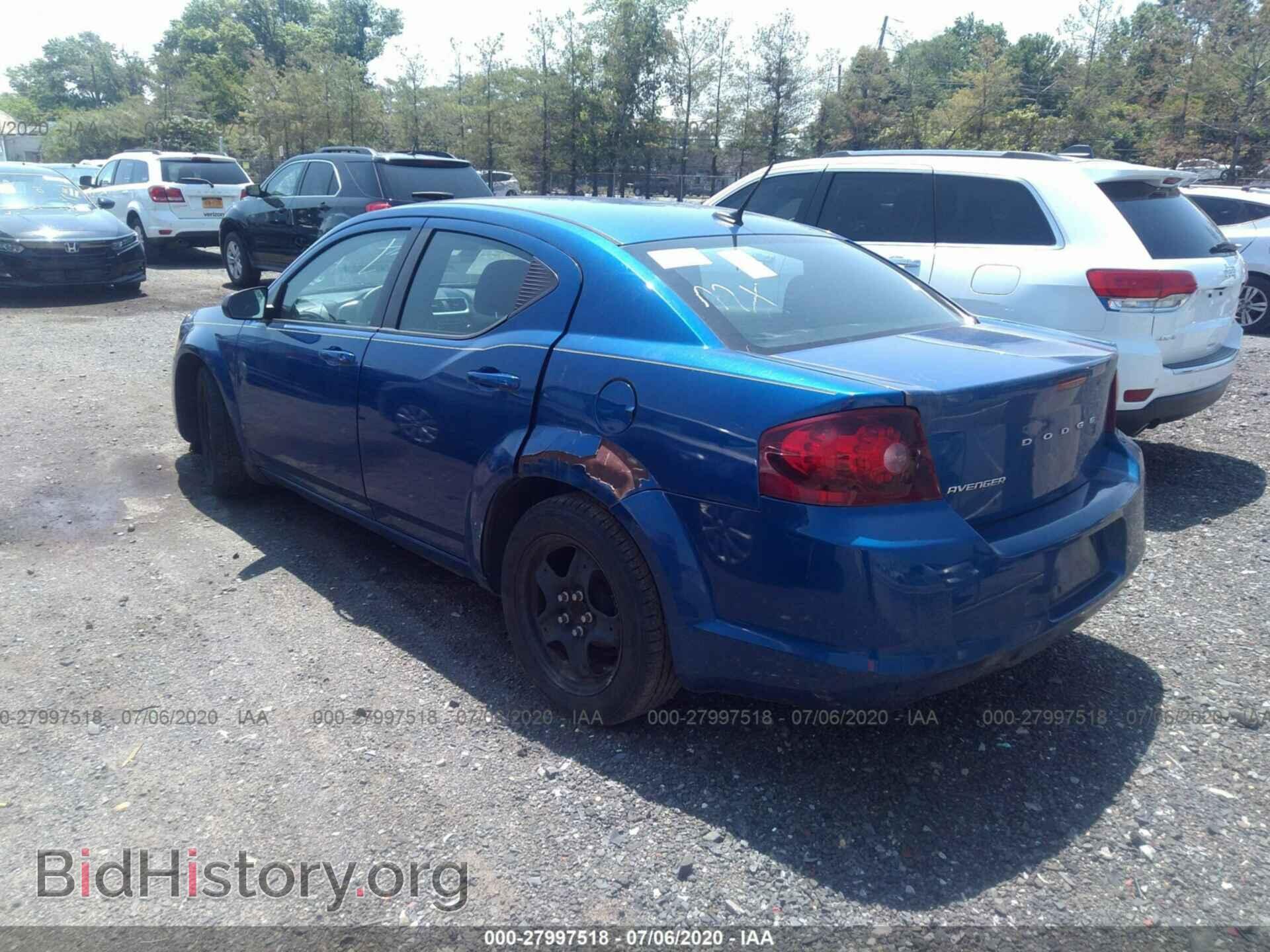 2014 DODGE AVENGER - VIN: 1C3CDZAB1EN144323 - Фото 3