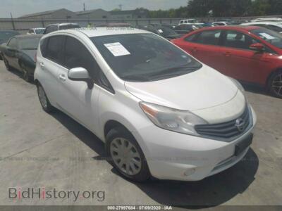 2014 Nissan VERSA NOTE S Plus, белый — VIN 3N1CE2CP9EL423806, IAAI