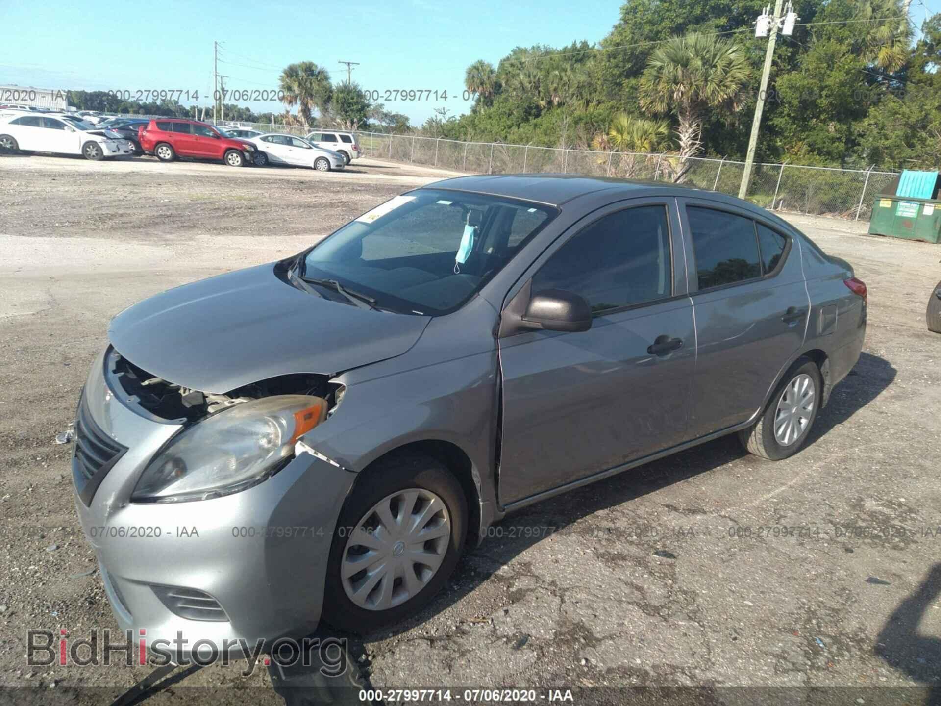 2014 NISSAN VERSA - VIN: 3N1CN7AP1EL876625 - Фото 2