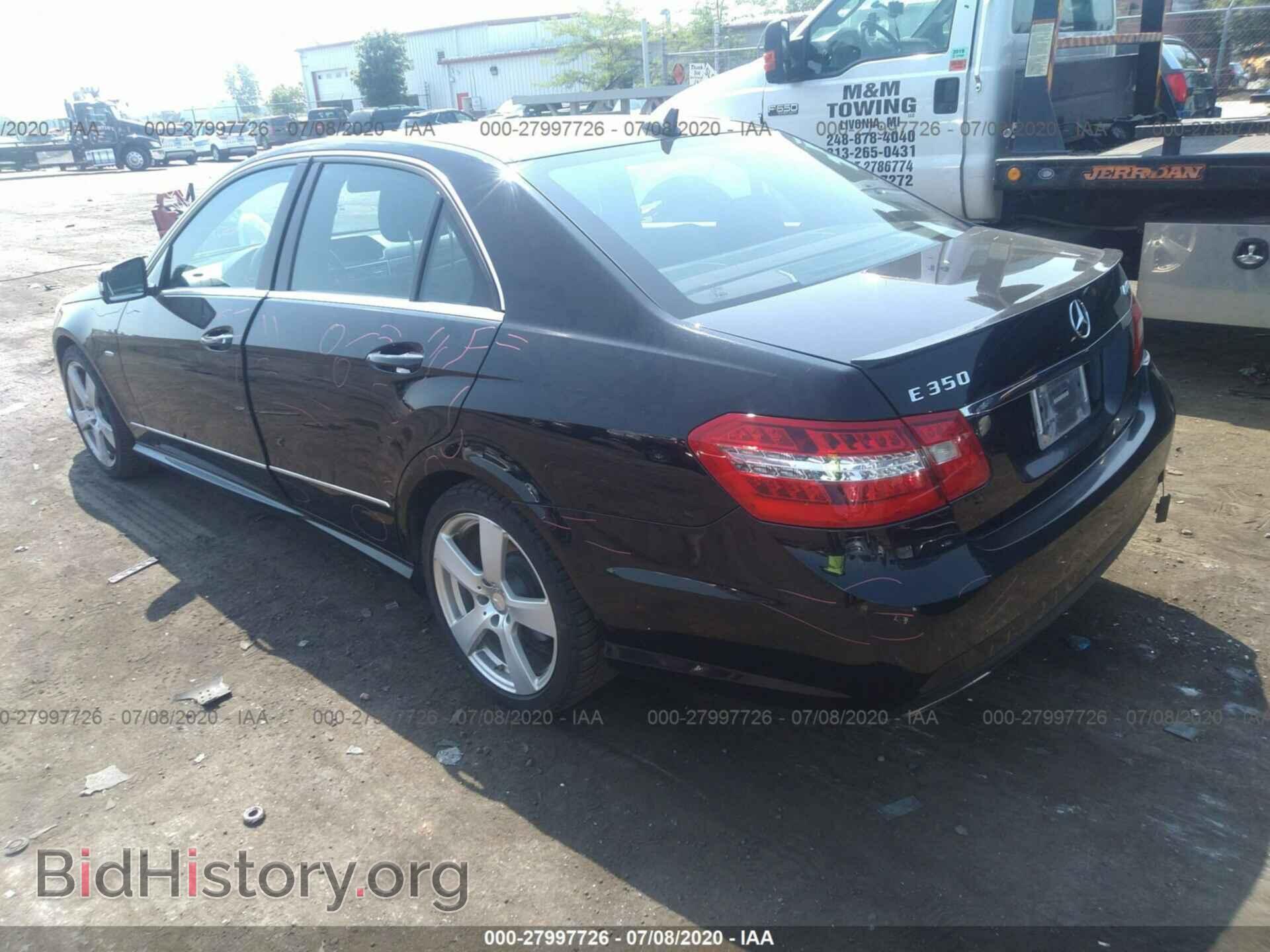 2012 MERCEDES-BENZ E-CLASS - VIN: WDDHF8JBXCA556952 - Photo 3