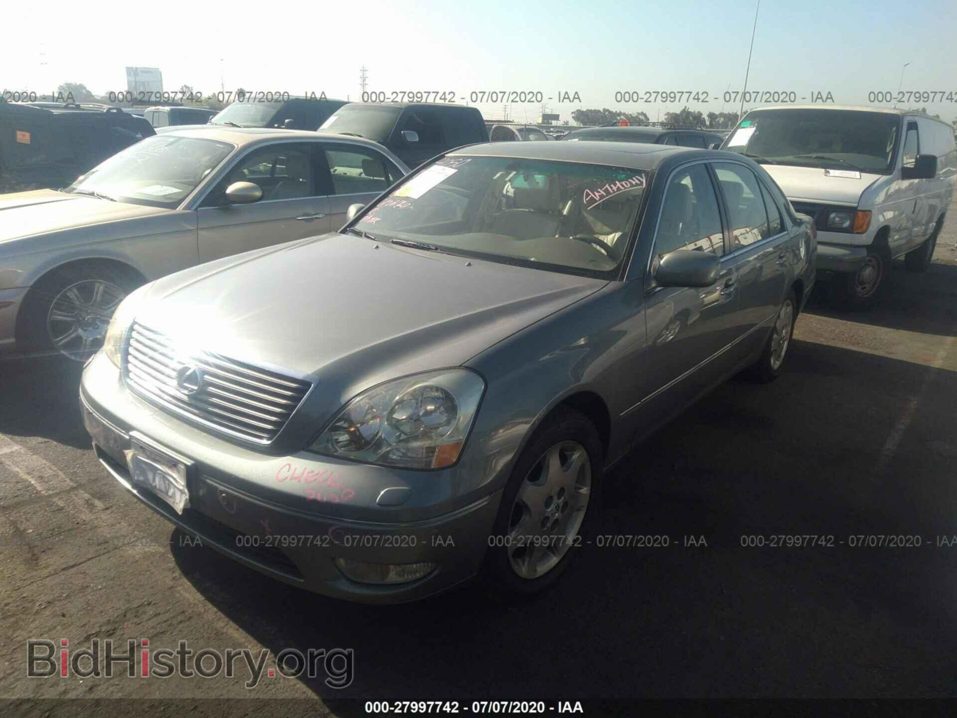 2003 LEXUS LS - VIN: JTHBN30F930094530 - Фото 2