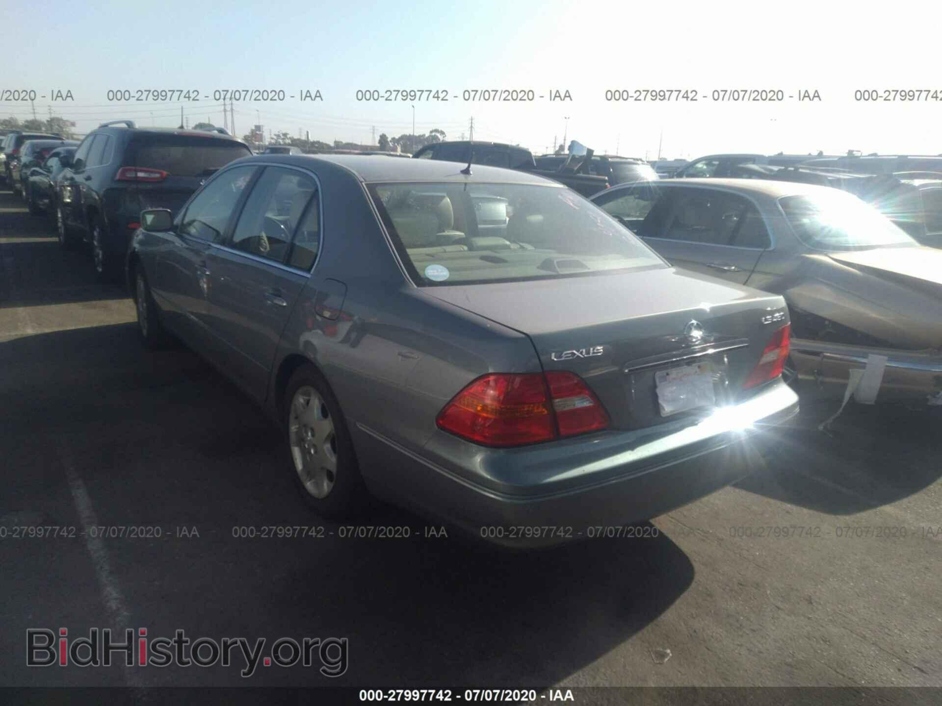 2003 LEXUS LS - VIN: JTHBN30F930094530 - Фото 3