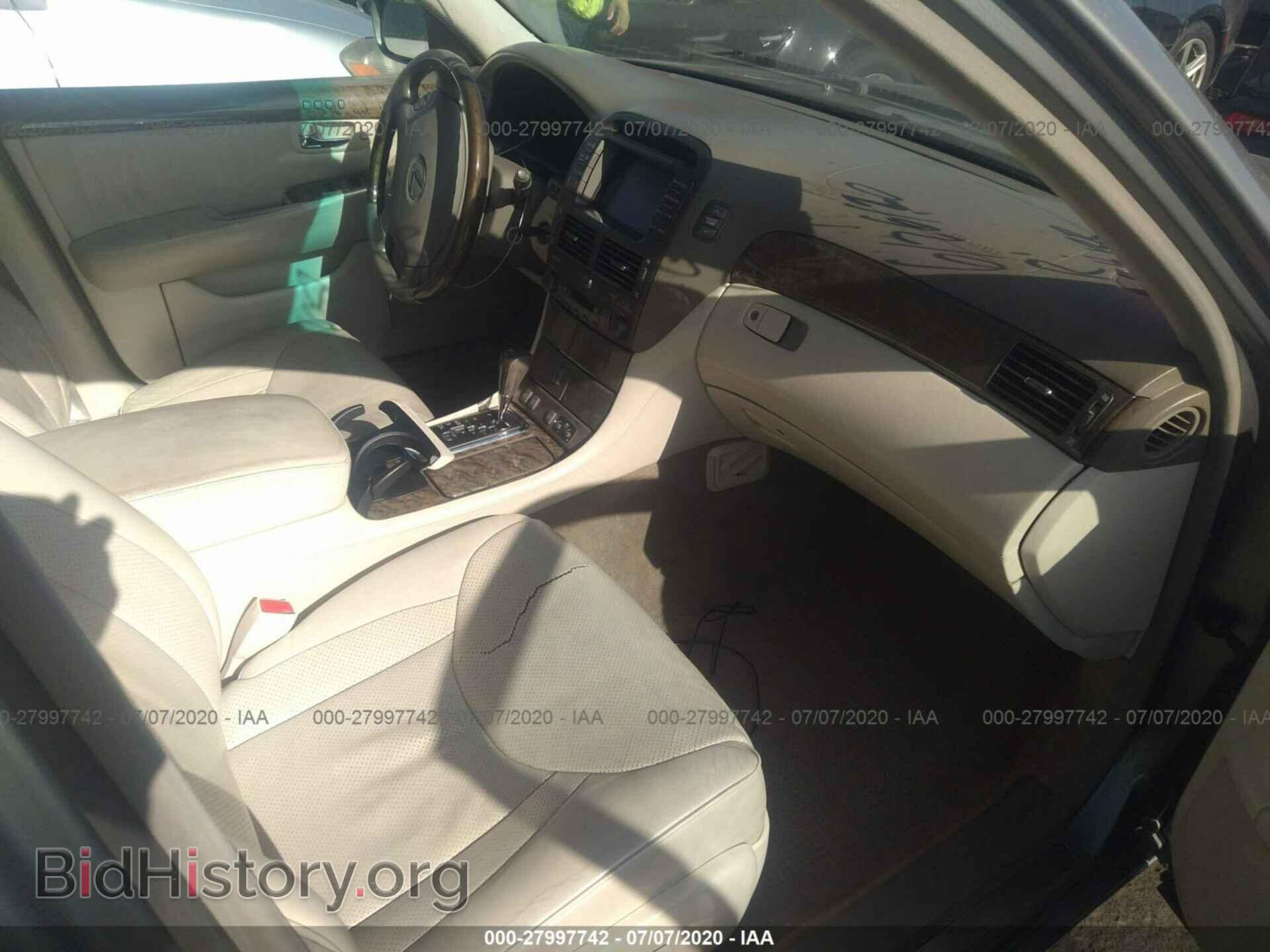 2003 LEXUS LS - VIN: JTHBN30F930094530 - Фото 5