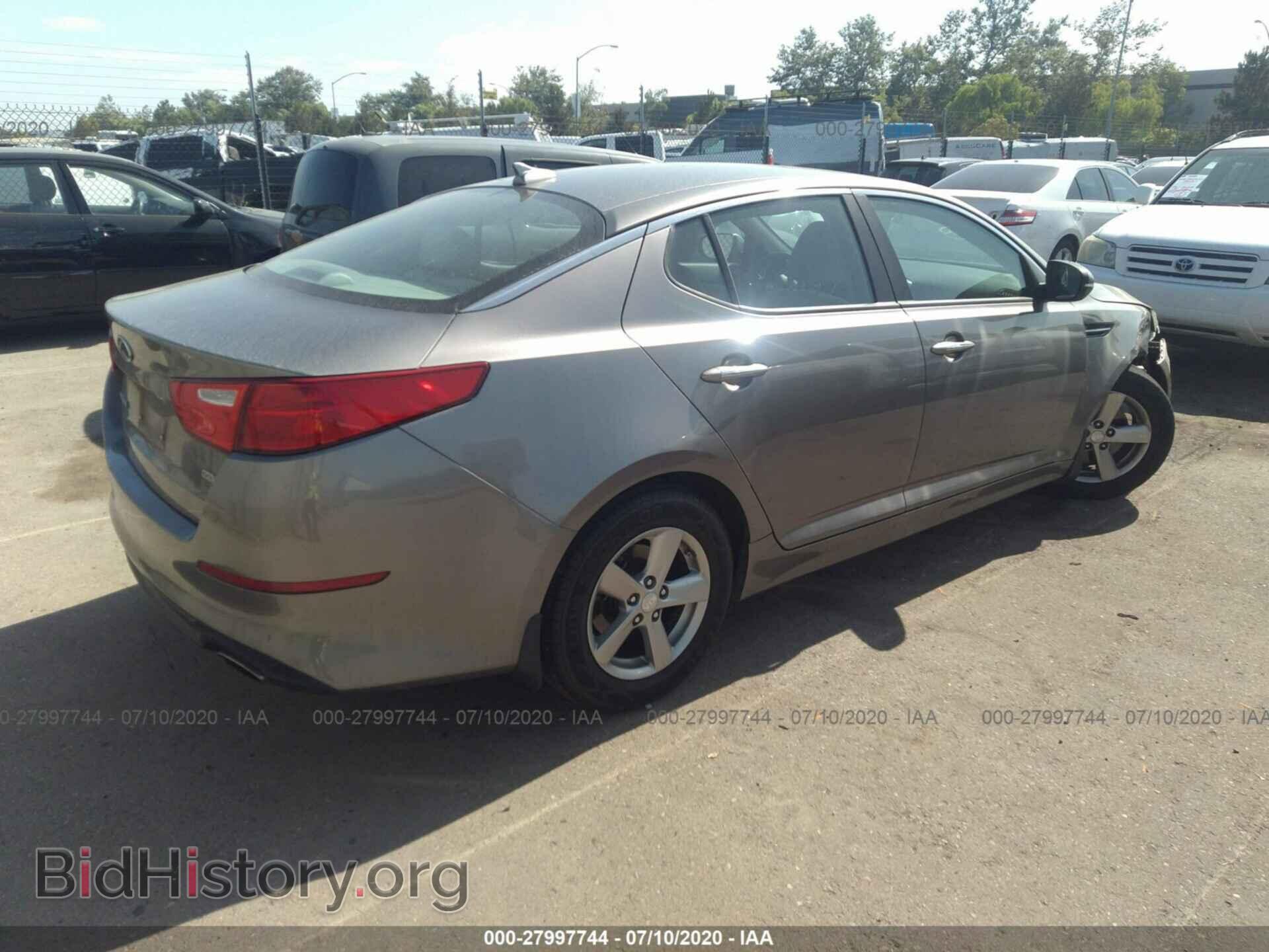 2014 KIA OPTIMA - VIN: 5XXGM4A77EG281340 - Фото 4