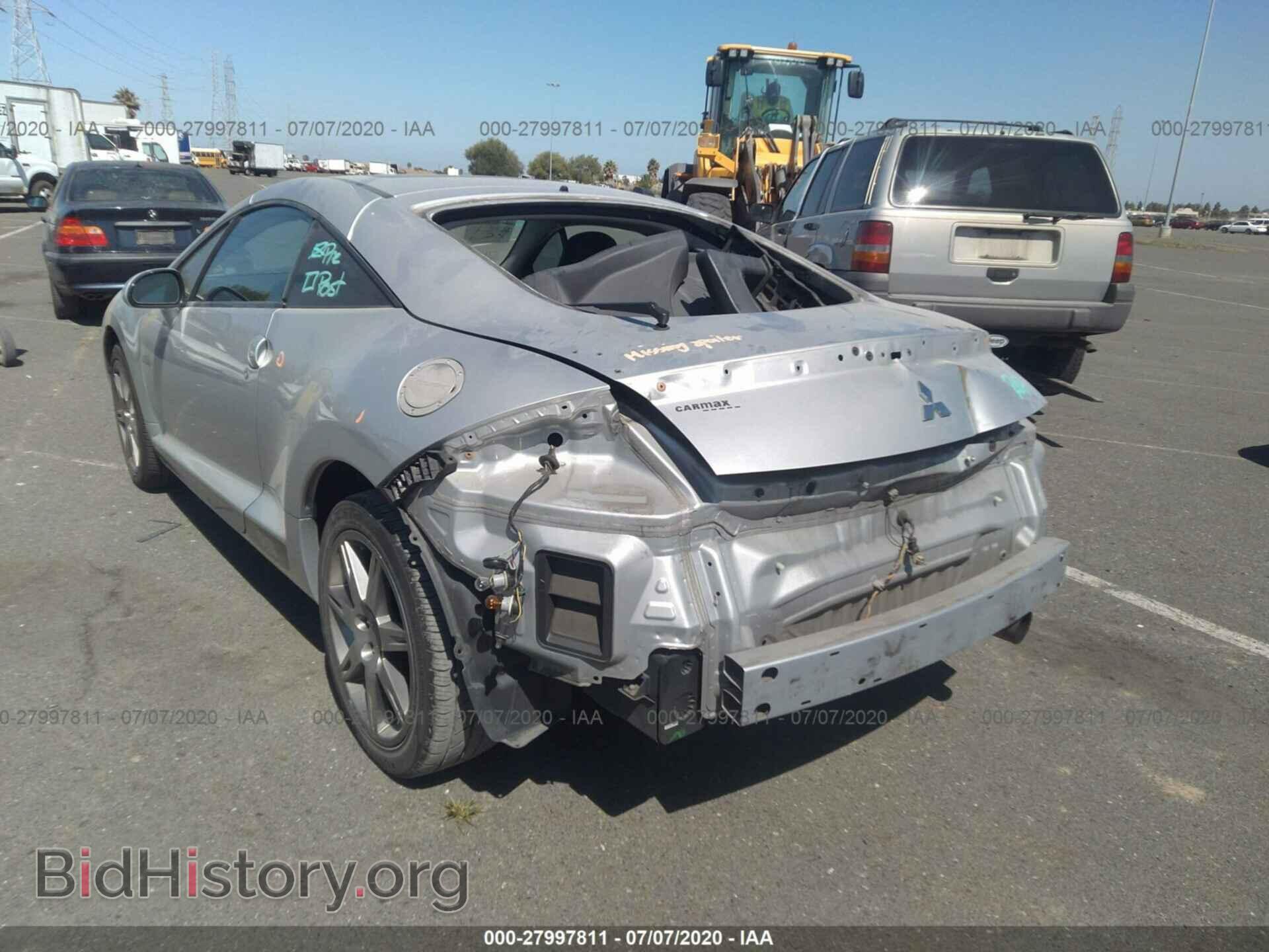 2008 MITSUBISHI ECLIPSE - VIN: 4A3AK64F28E012372 - Фото 3