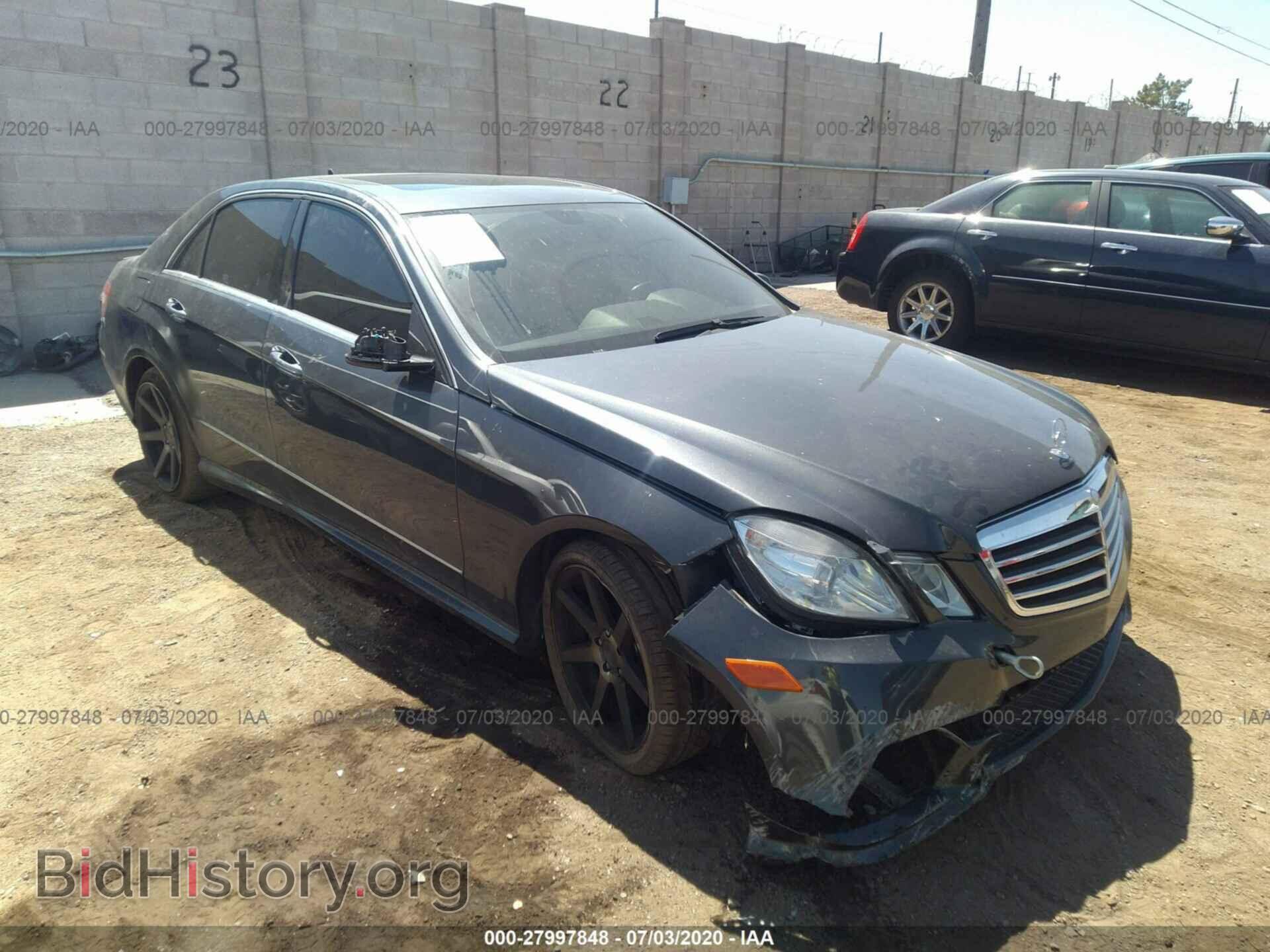 Photo WDDHF5KB5CA595297 - MERCEDES-BENZ E-CLASS 2012