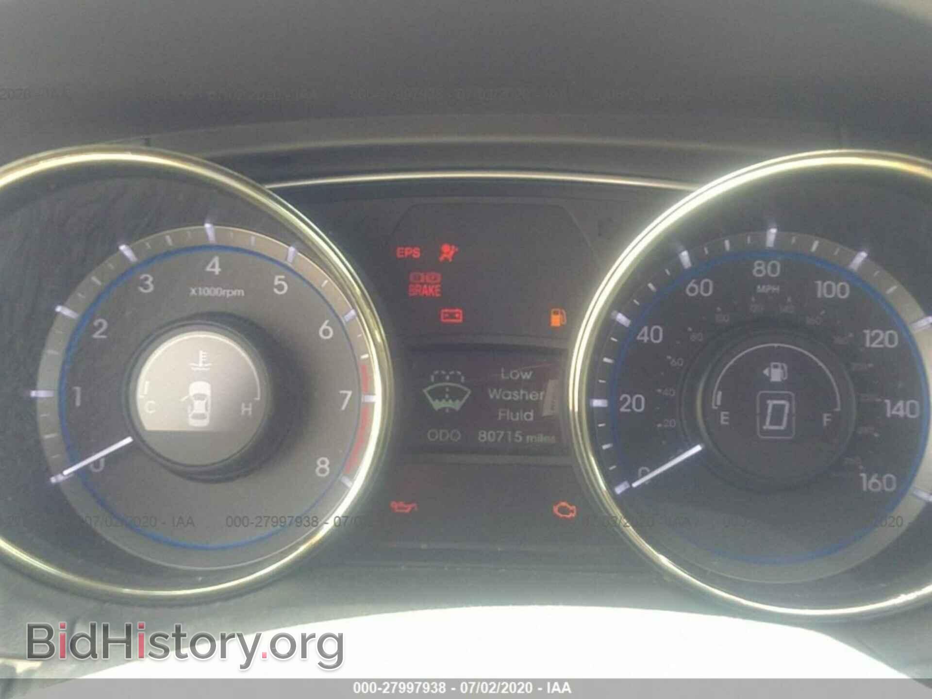 2012 HYUNDAI SONATA - VIN: 5NPEB4AC3CH455707 - Фото 7