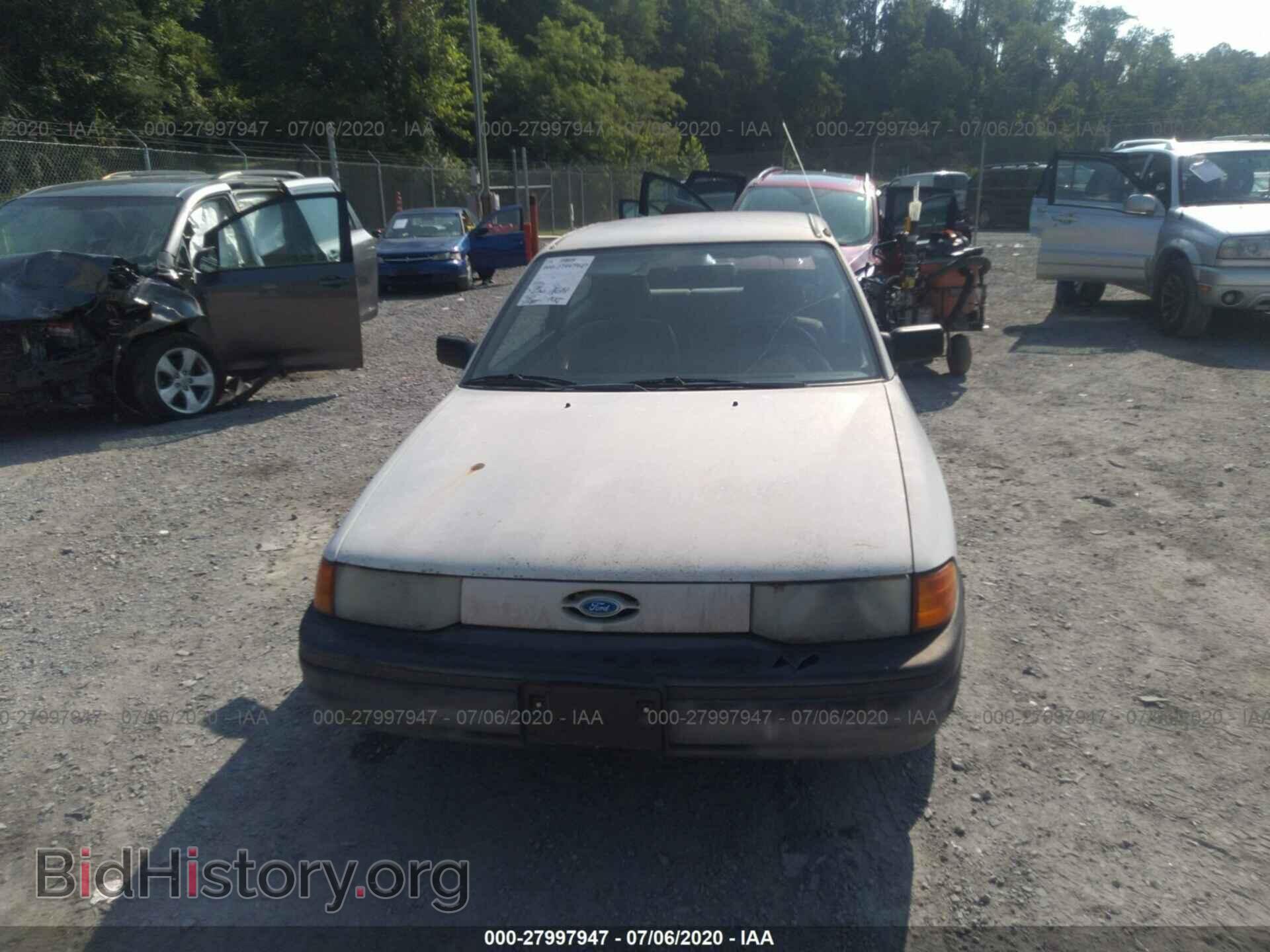 1991 FORD ESCORT - VIN: 1FAPP11J8MW376560 - Фото 6