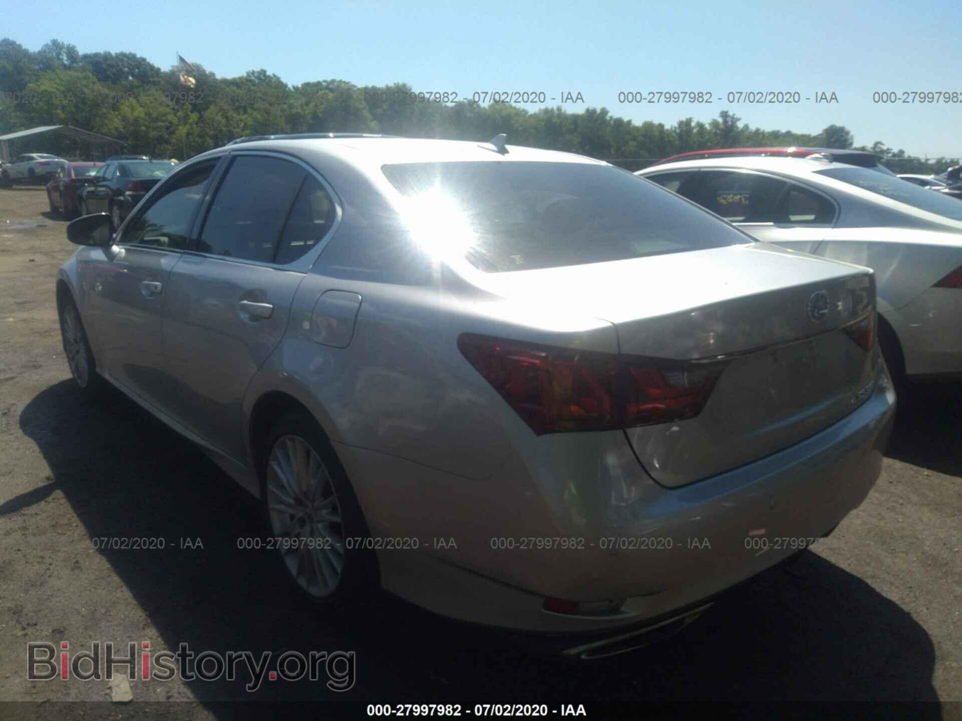 2013 LEXUS GS - VIN: JTHCE1BLXD5000915 - Фото 3