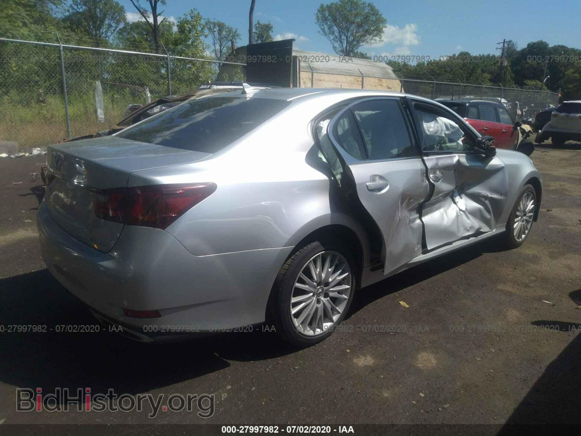 2013 LEXUS GS - VIN: JTHCE1BLXD5000915 - Фото 4