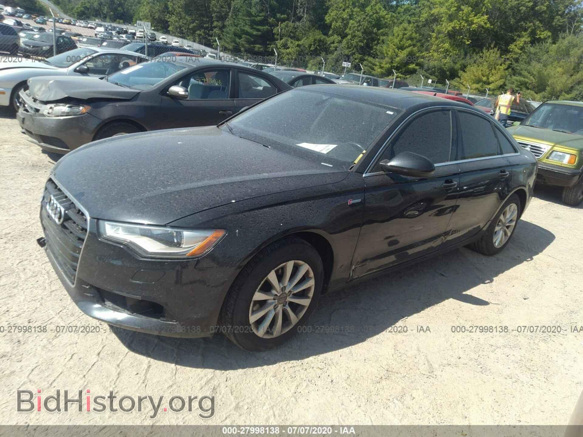 2012 AUDI A6 - VIN: WAUBGAFC8CN006970 - Фото 2