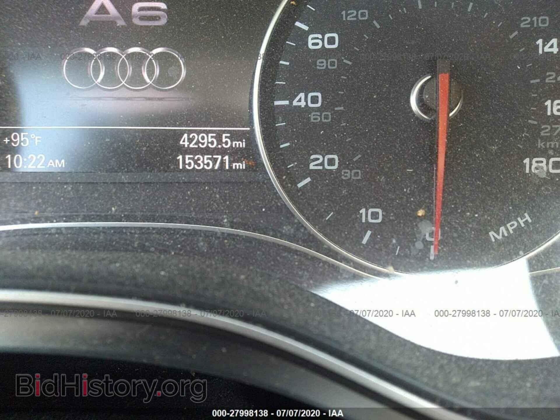 2012 AUDI A6 - VIN: WAUBGAFC8CN006970 - Фото 7