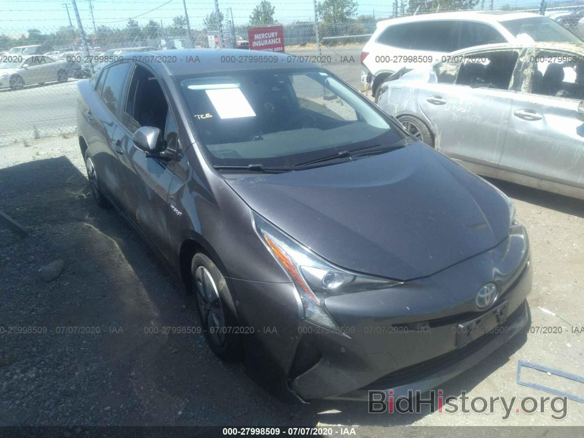 Photo JTDKARFU6J3551912 - TOYOTA PRIUS 2018