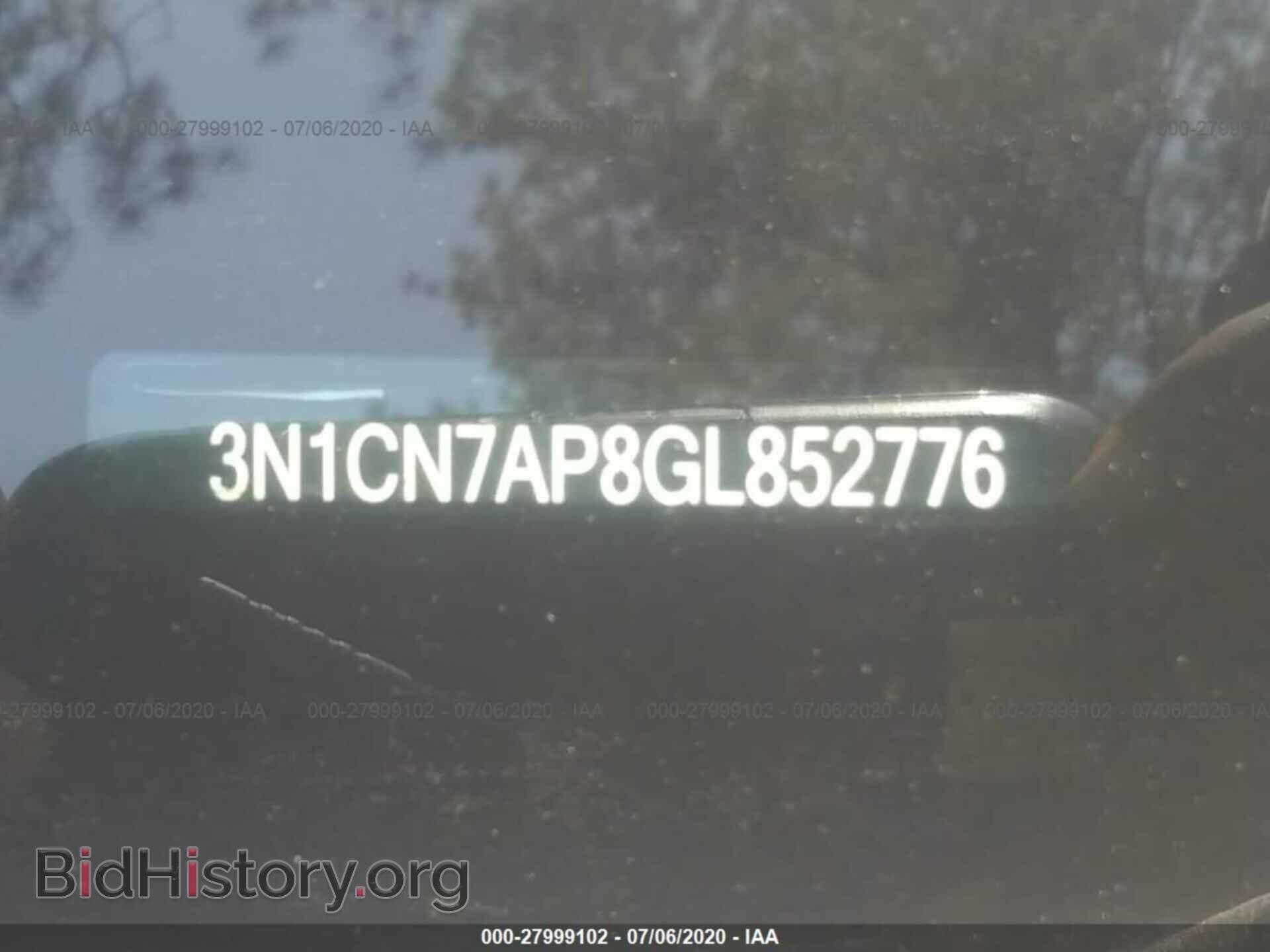 2016 NISSAN VERSA - VIN: 3N1CN7AP8GL852776 - Фото 9