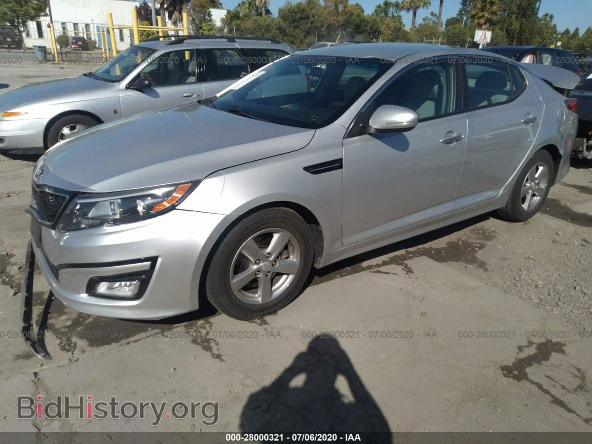 2014 KIA OPTIMA - VIN: 5XXGM4A75EG280493 - Фото 2