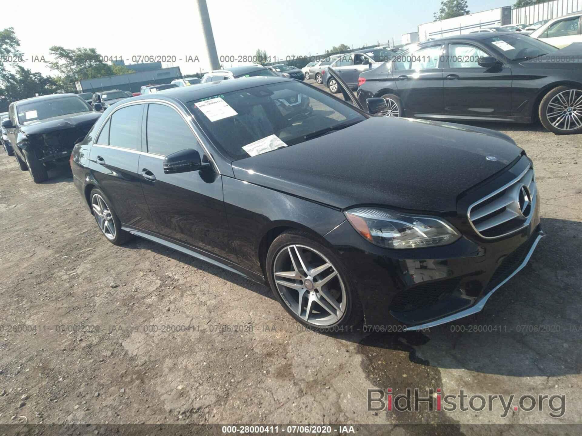 Photo WDDHF8JB7EB017881 - MERCEDES-BENZ E-CLASS 2014