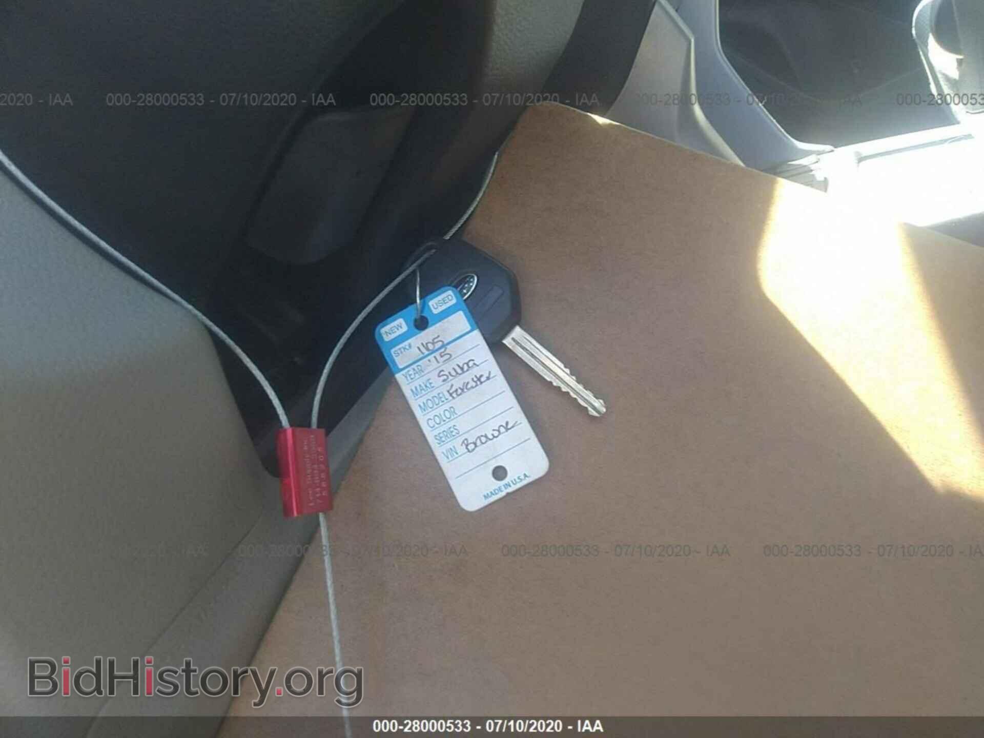 2015 SUBARU FORESTER - VIN: JF2SJADC7FH443810 - Фото 11