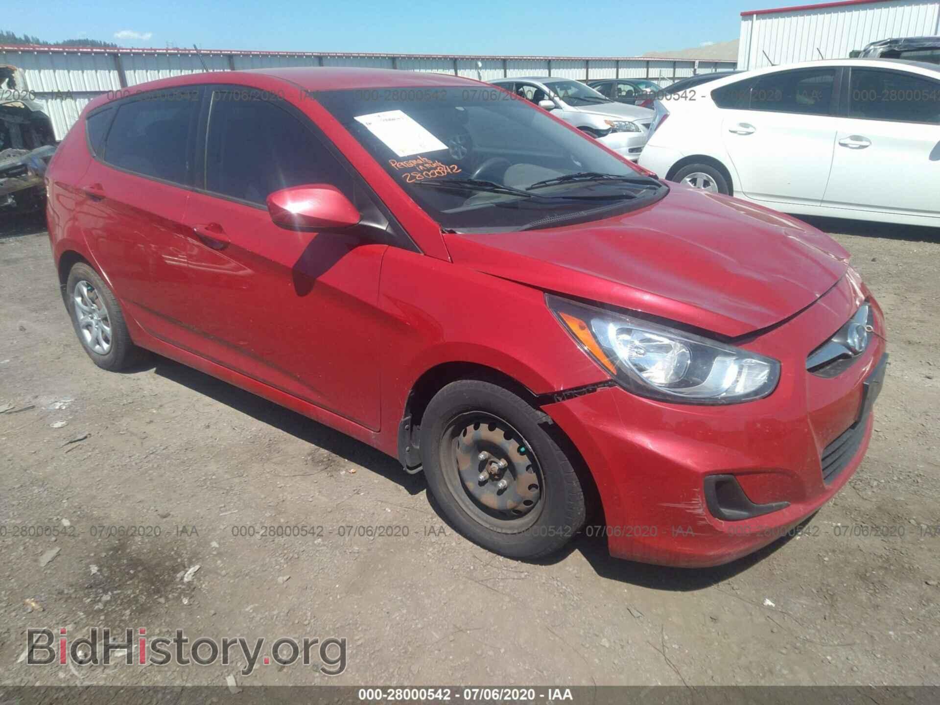 Фотография KMHCT5AE6CU034044 - HYUNDAI ACCENT 2012