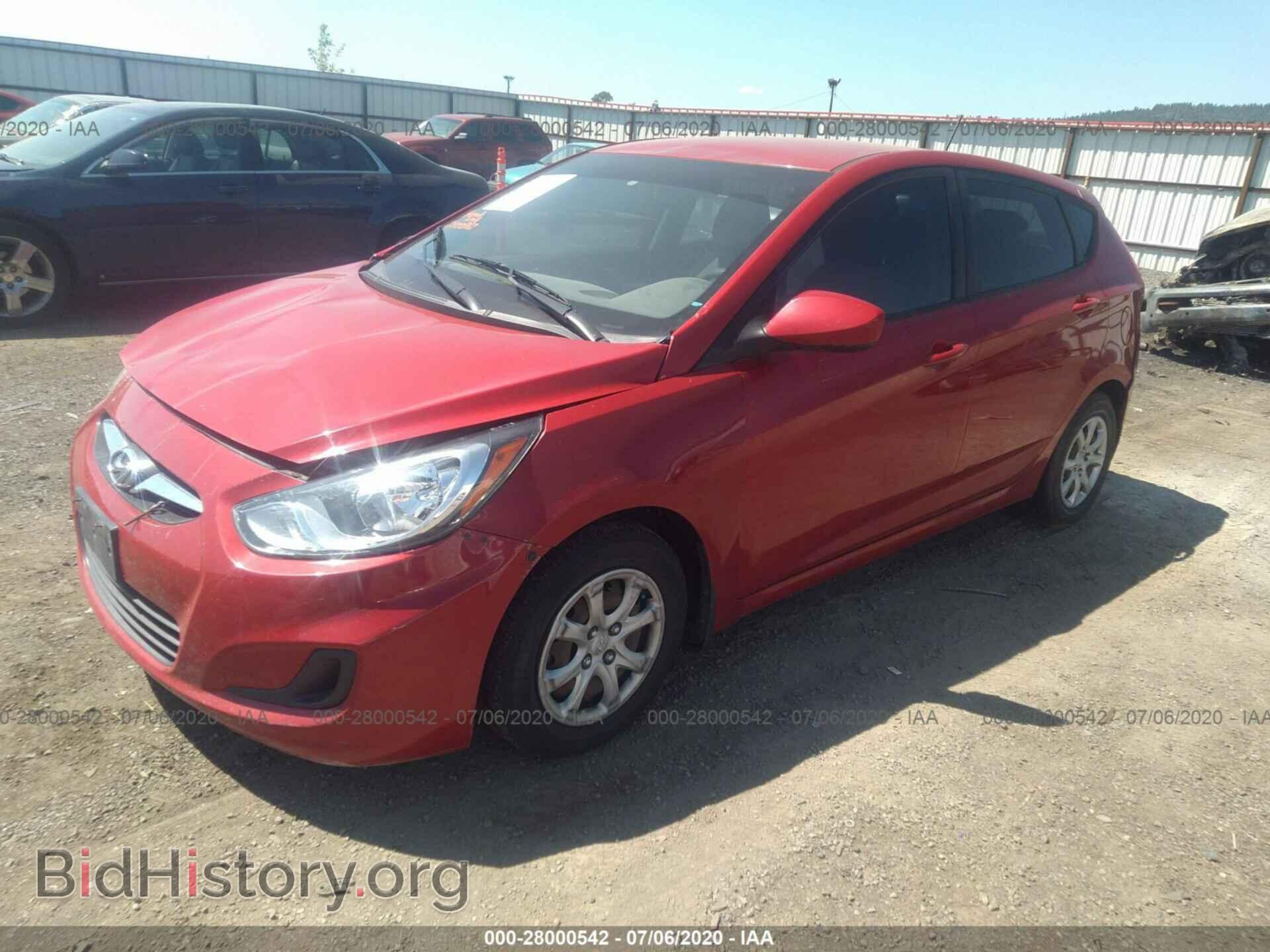 2012 HYUNDAI ACCENT - VIN: KMHCT5AE6CU034044 - Фото 2
