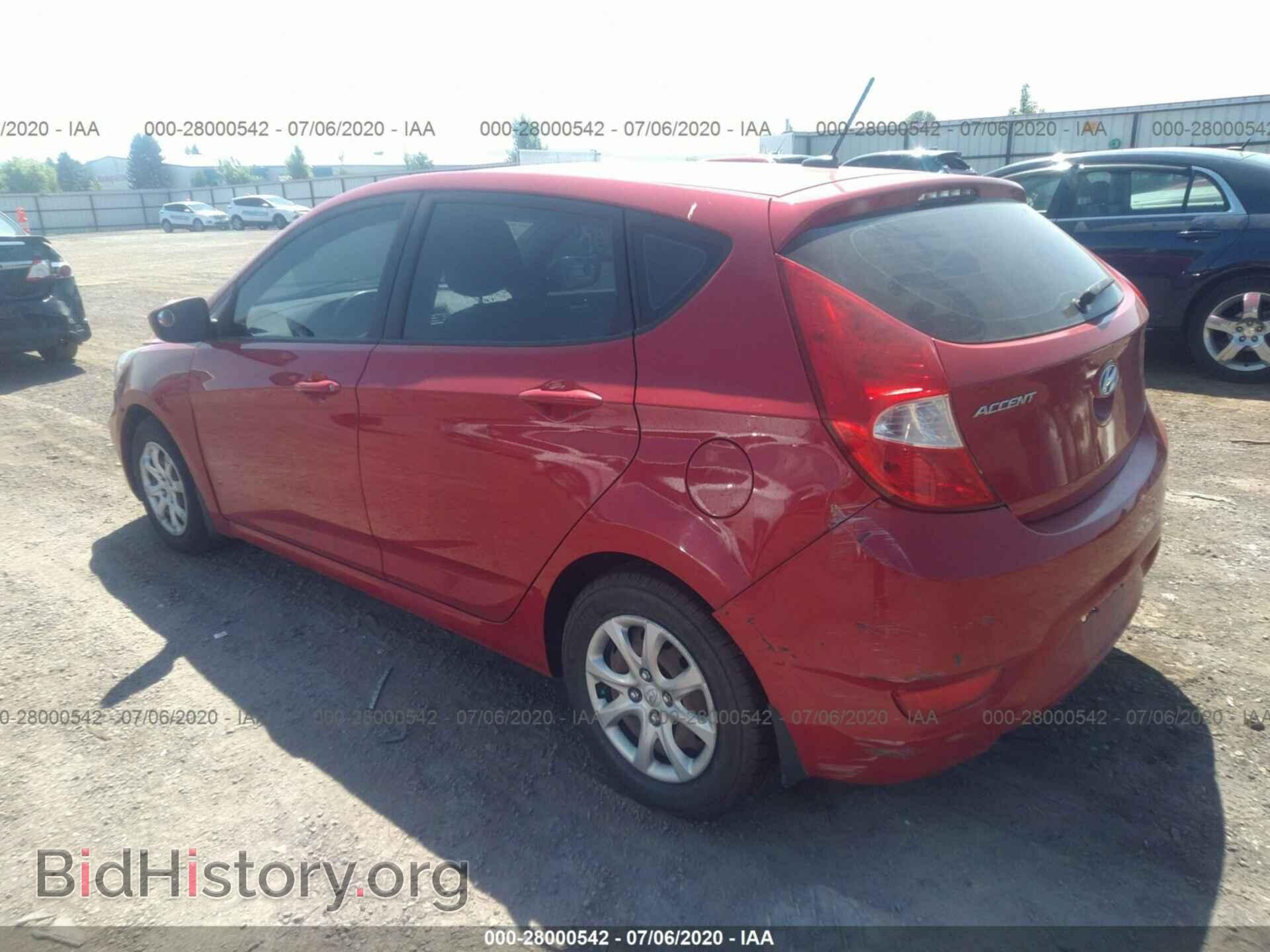2012 HYUNDAI ACCENT - VIN: KMHCT5AE6CU034044 - Фото 3