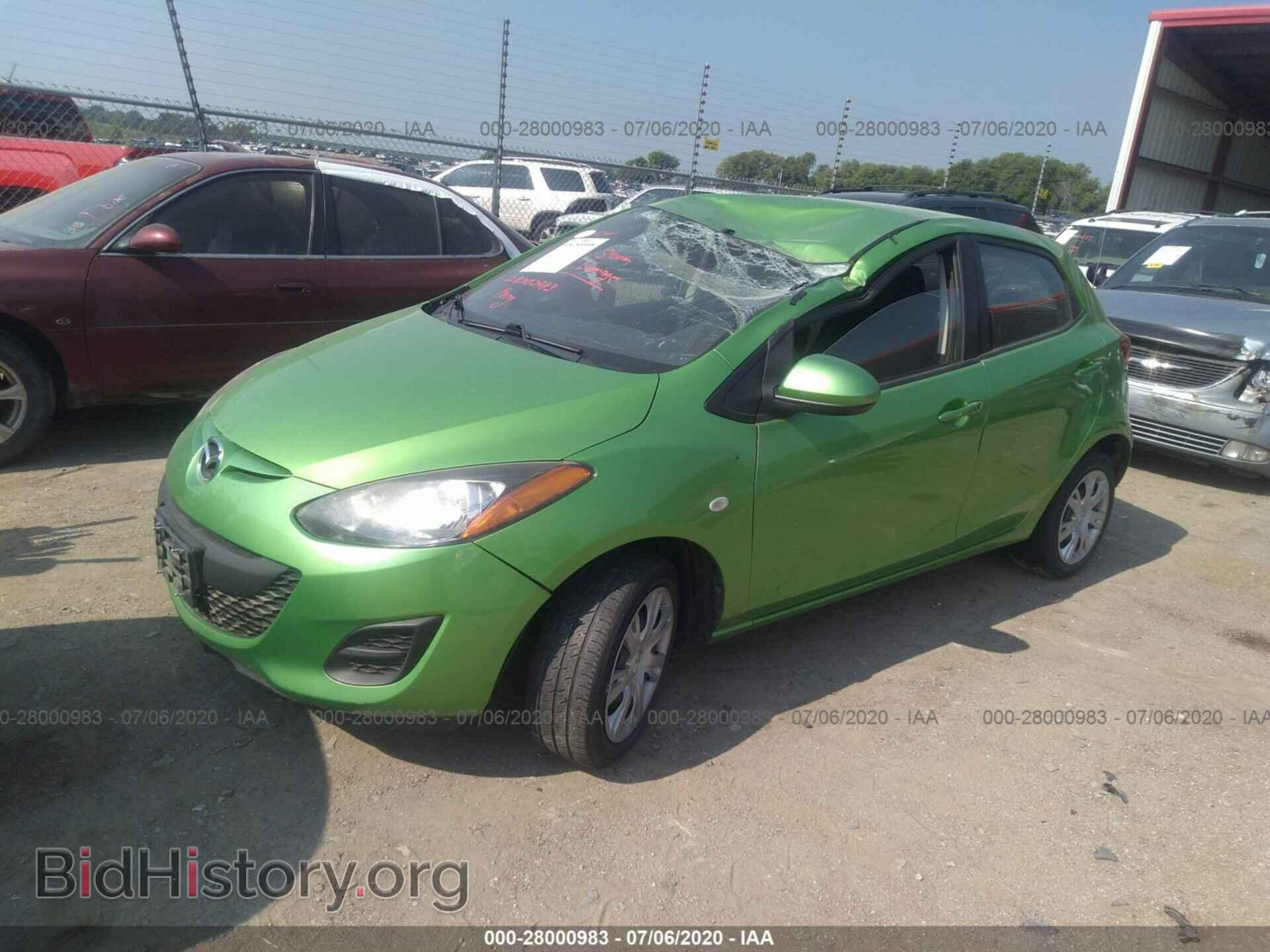 2011 MAZDA MAZDA2 - VIN: JM1DE1HZ0B0125370 - Фото 2